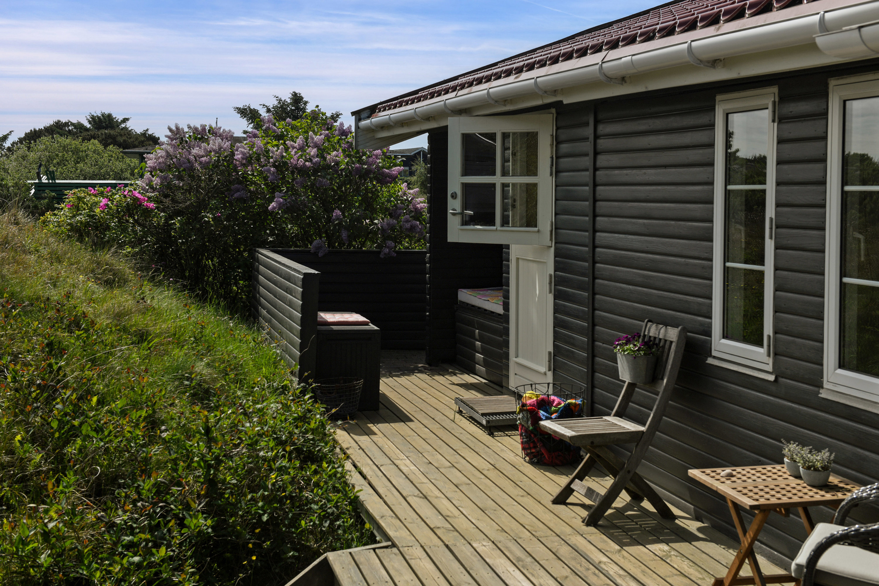 Fremhævet terrasse billede i fuldskærmstilstand. Billede af Kirkevejen 55, Rindby Strand, 6720 Fanø