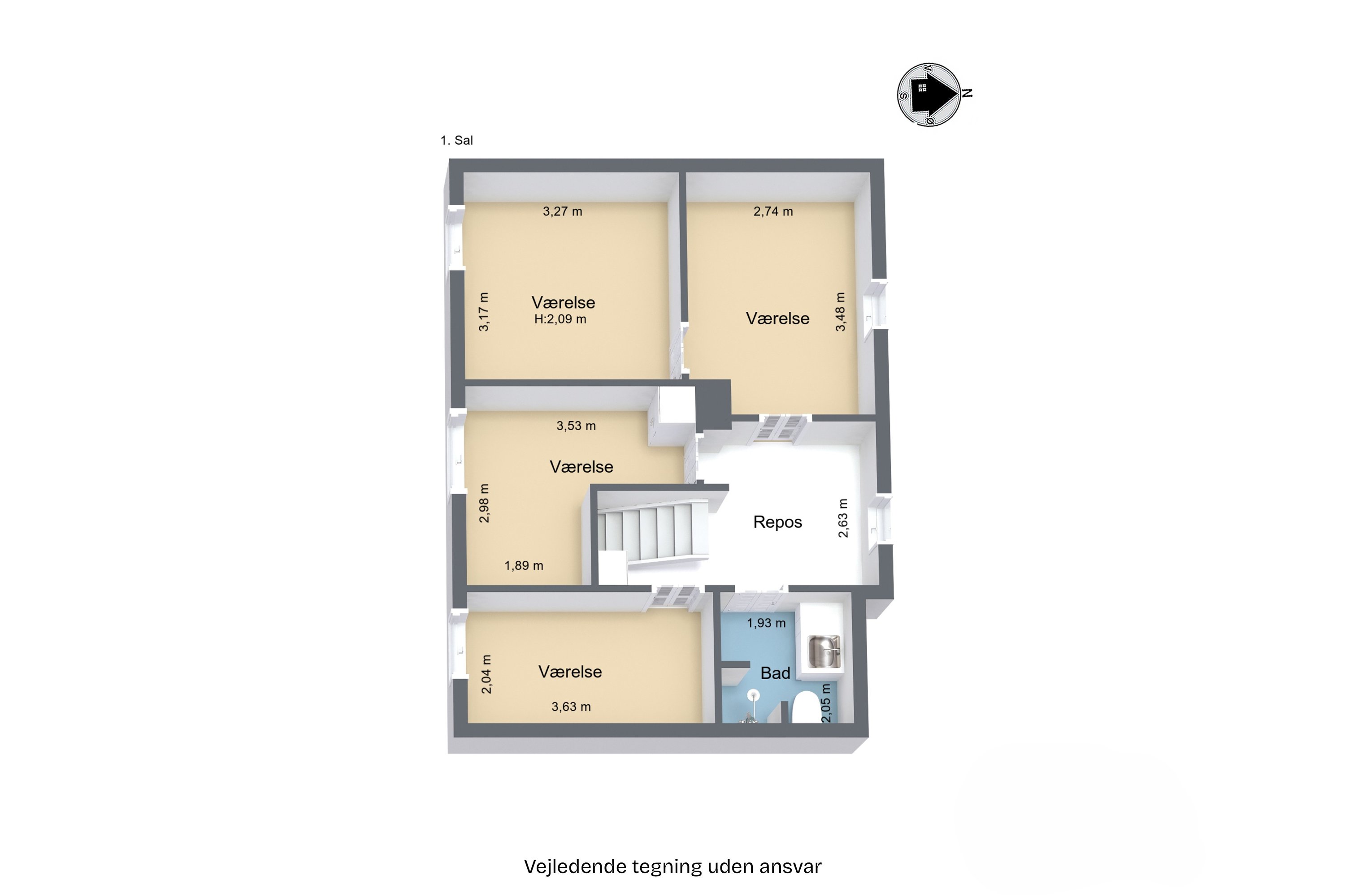 Plantegninger billede af Vestergade 10, 4660 Store Heddinge