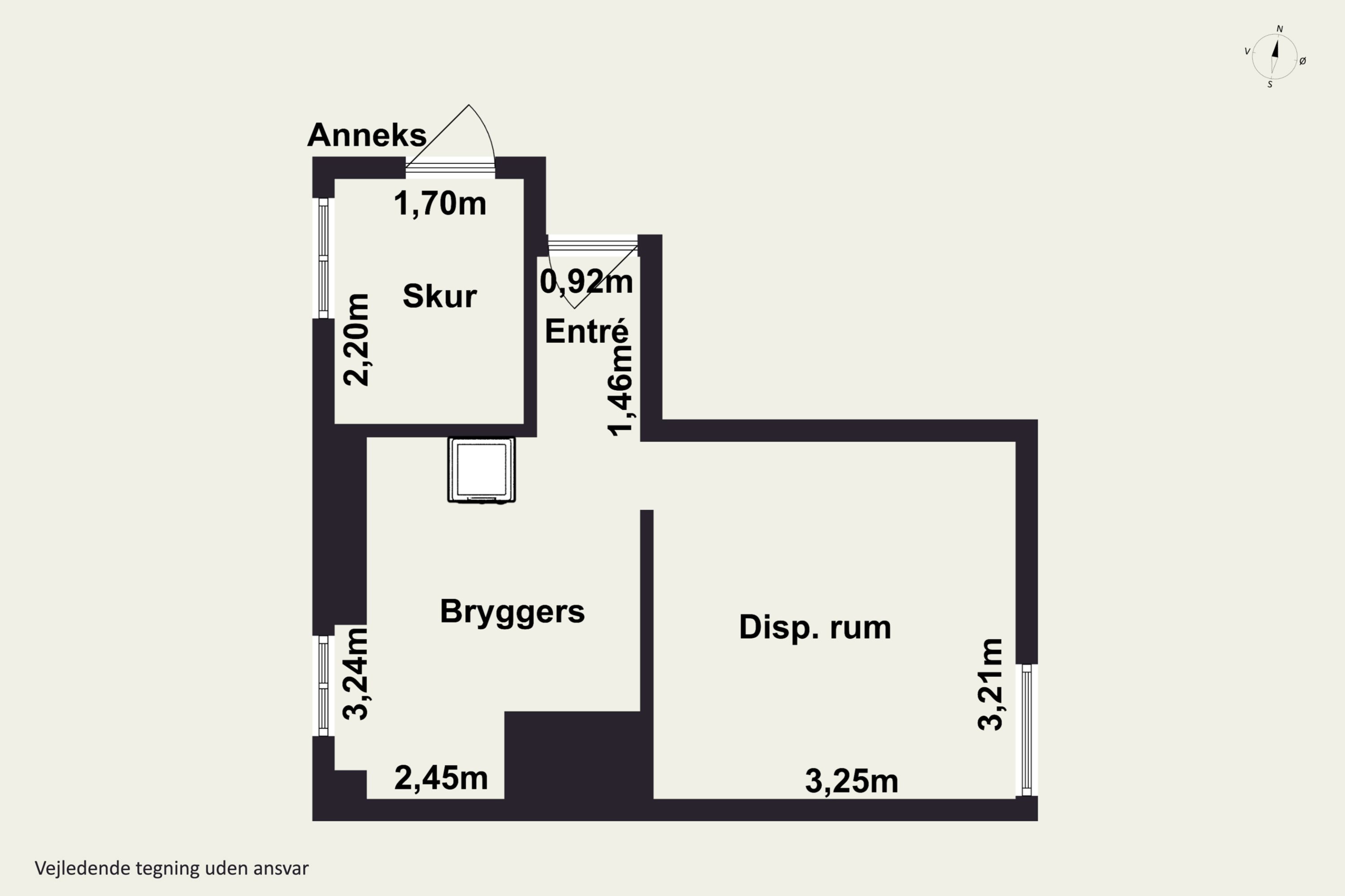 Plantegninger billede af Gaden 37, Aarsdale, 3740 Svaneke
