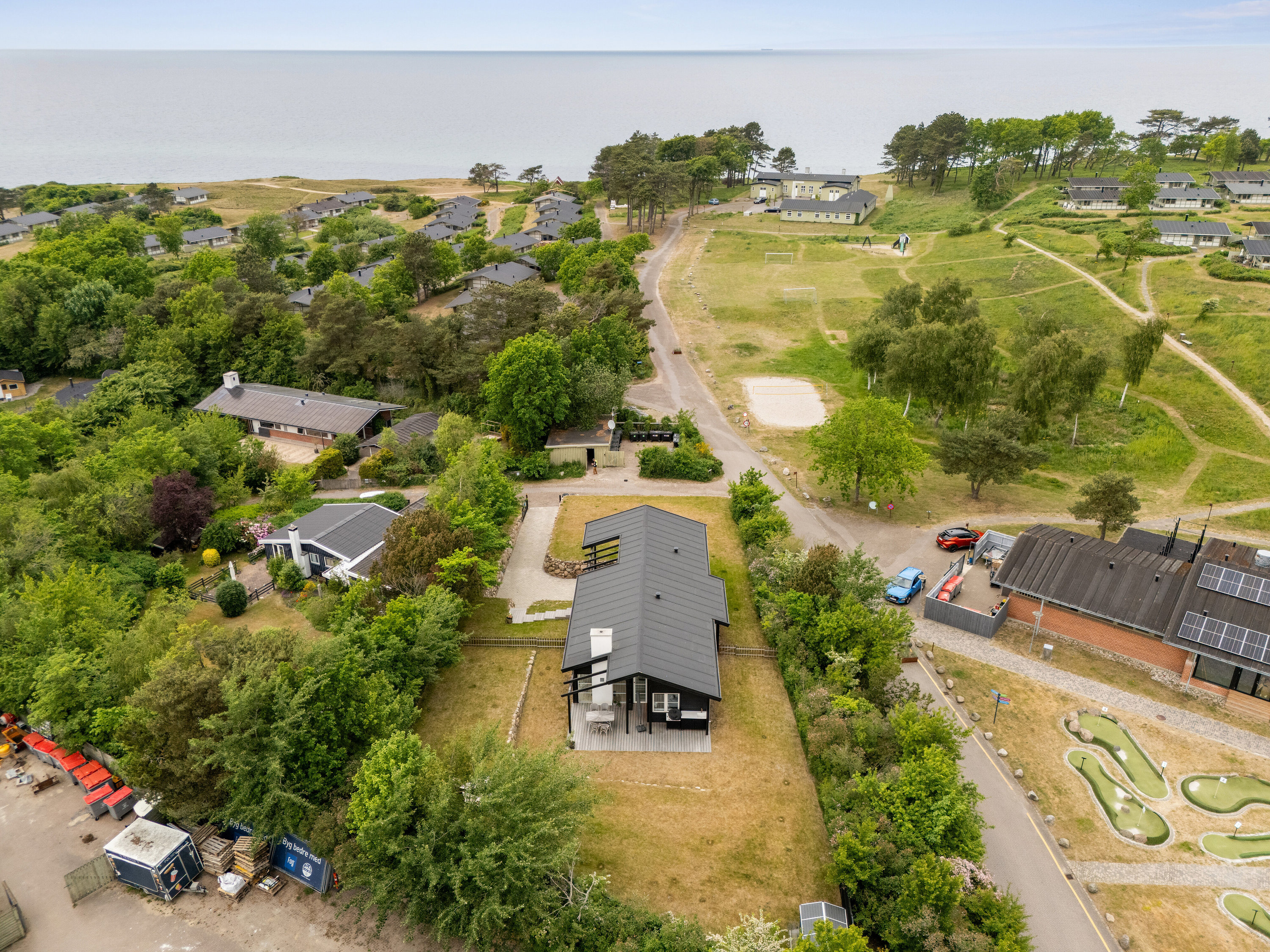Fremhævet luftfoto billede i fuldskærmstilstand. Billede af Solskrænten 1, 3250 Gilleleje