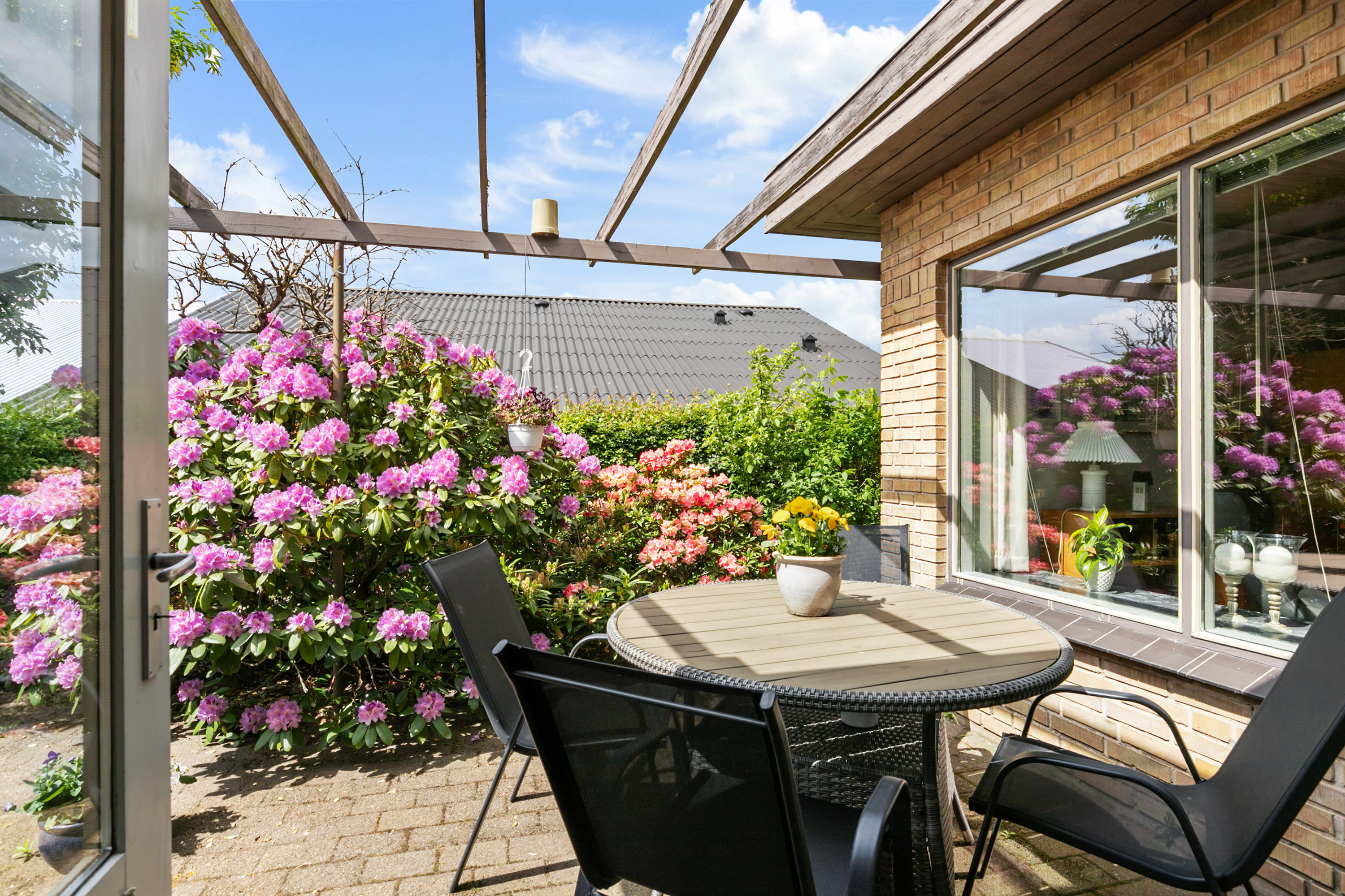 Fremhævet terrasse billede i fuldskærmstilstand. Billede af Markedsvej 29, 9700 Brønderslev