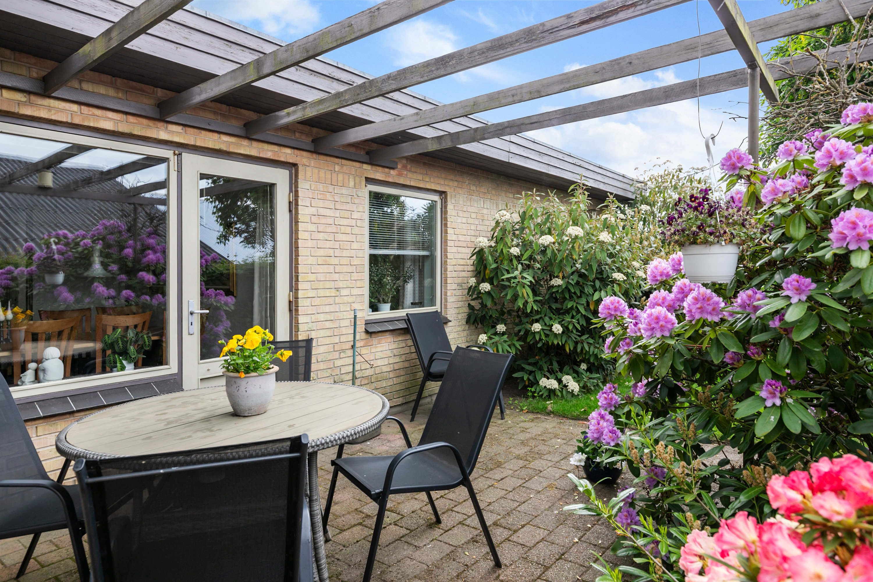 Fremhævet terrasse billede i fuldskærmstilstand. Billede af Markedsvej 29, 9700 Brønderslev