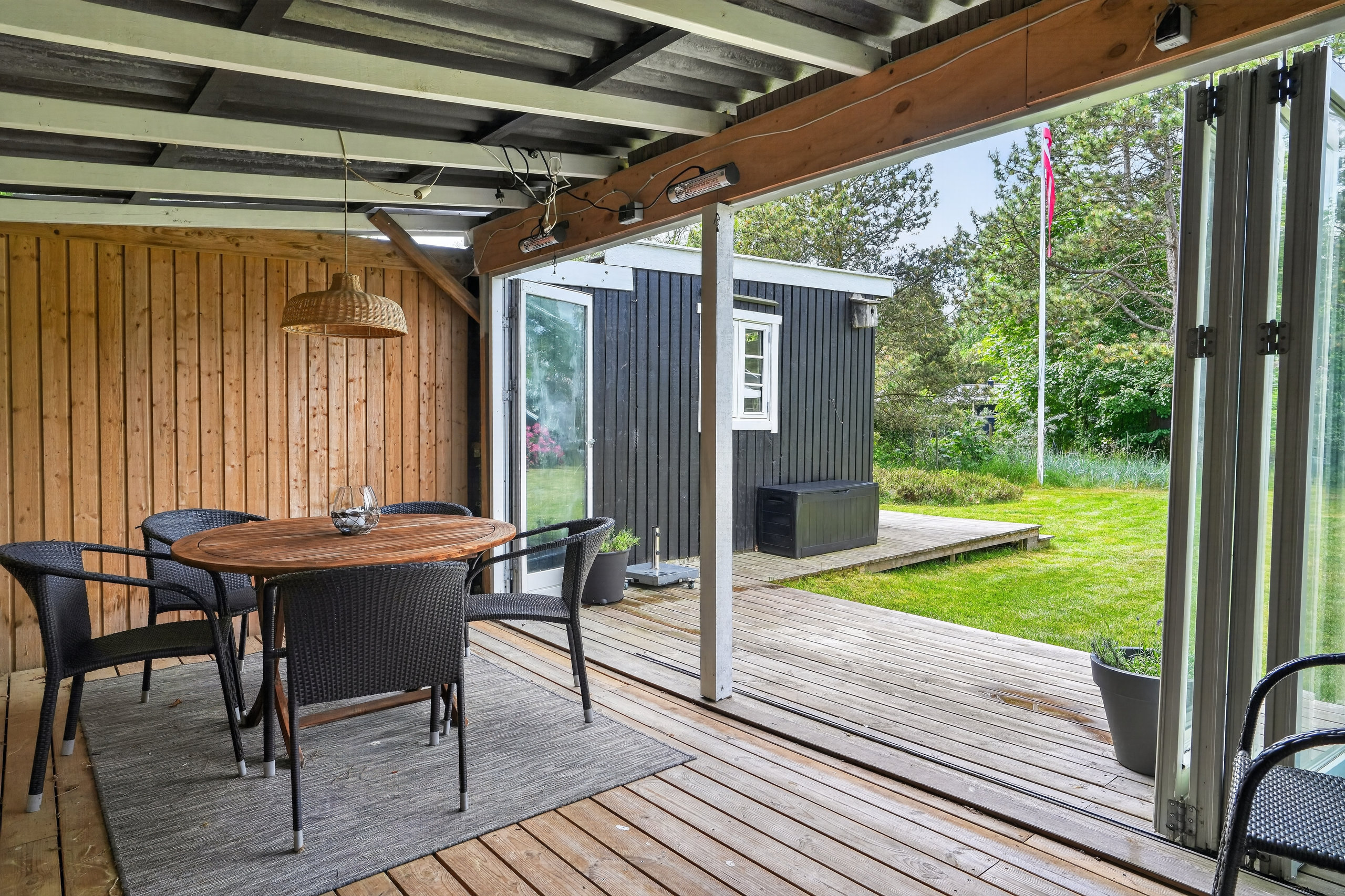 Fremhævet terrasse billede i fuldskærmstilstand. Billede af Kirchheinersvej 58, 4500 Nykøbing Sj