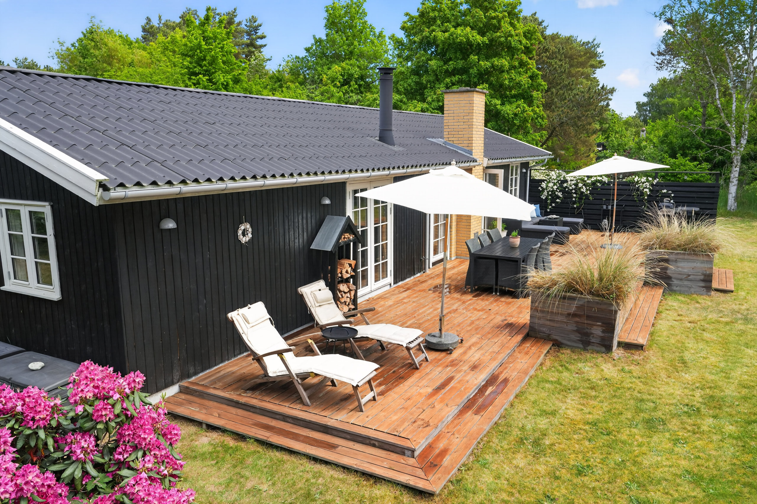 Fremhævet terrasse billede i fuldskærmstilstand. Billede af Kirchheinersvej 58, 4500 Nykøbing Sj