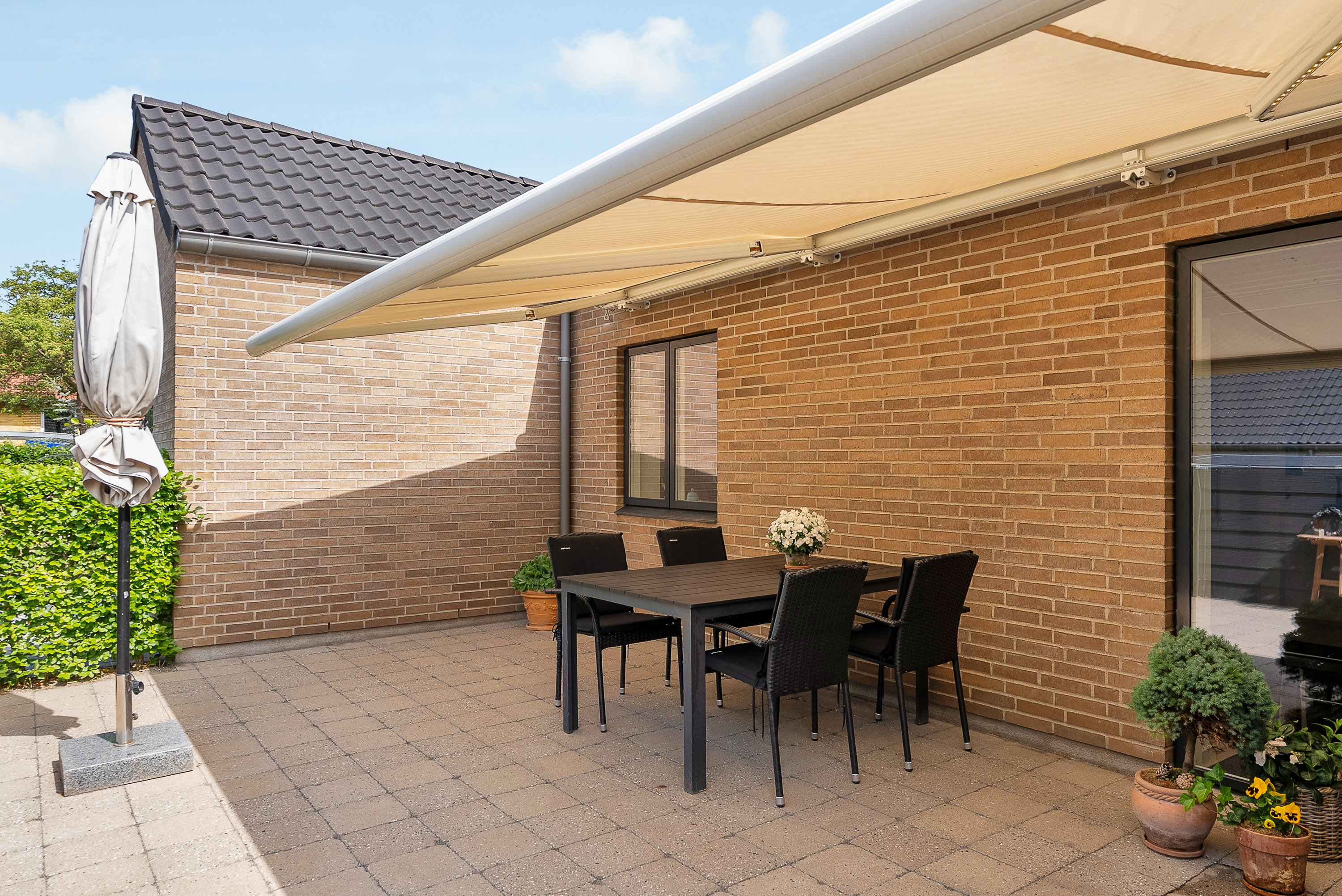 Fremhævet terrasse billede i fuldskærmstilstand. Billede af Abels Allé 37B, Sanderum, 5250 Odense SV