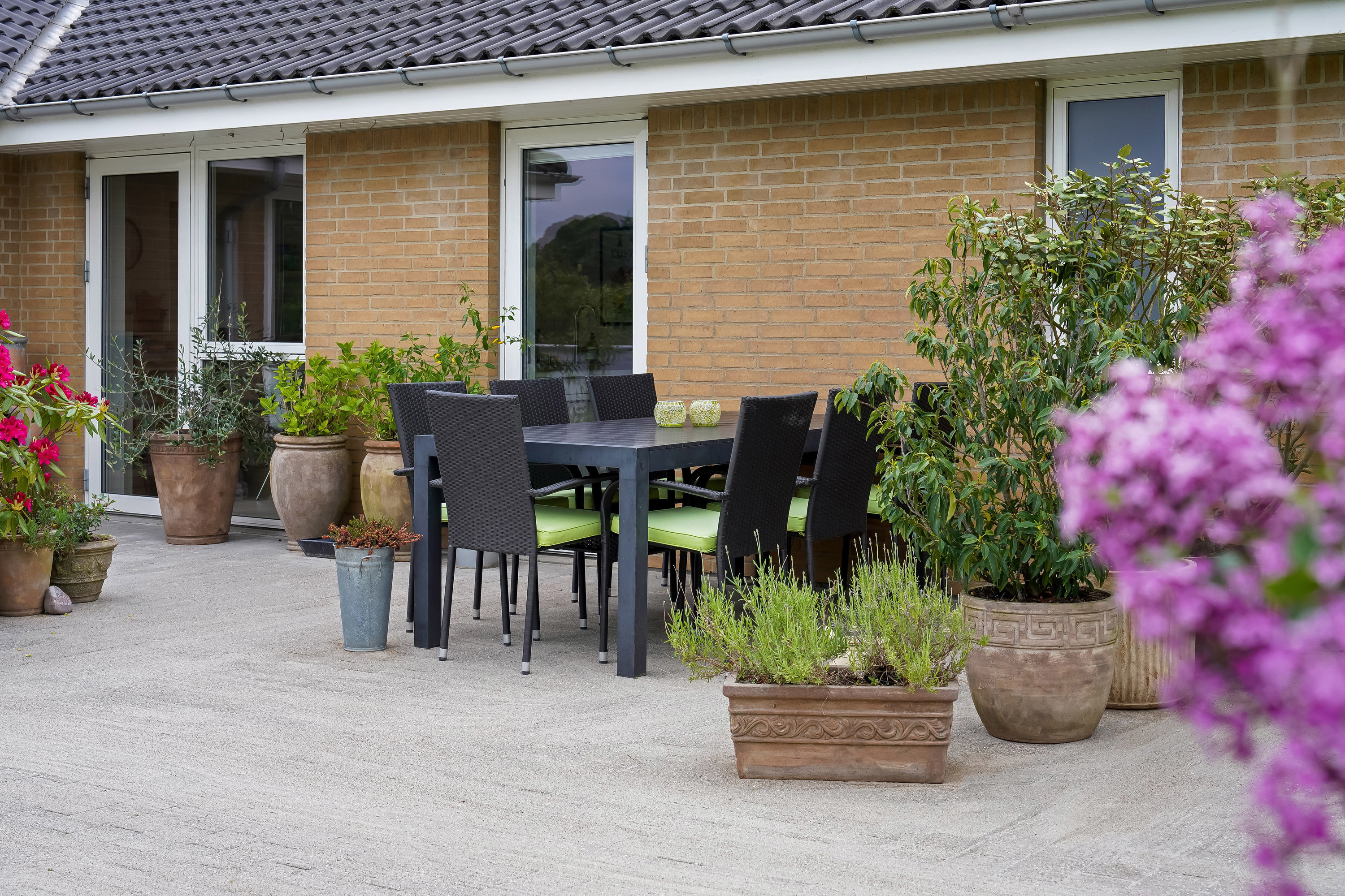 Fremhævet terrasse billede i fuldskærmstilstand. Billede af Bytoften 27, Sdr Vissing, 8740 Brædstrup