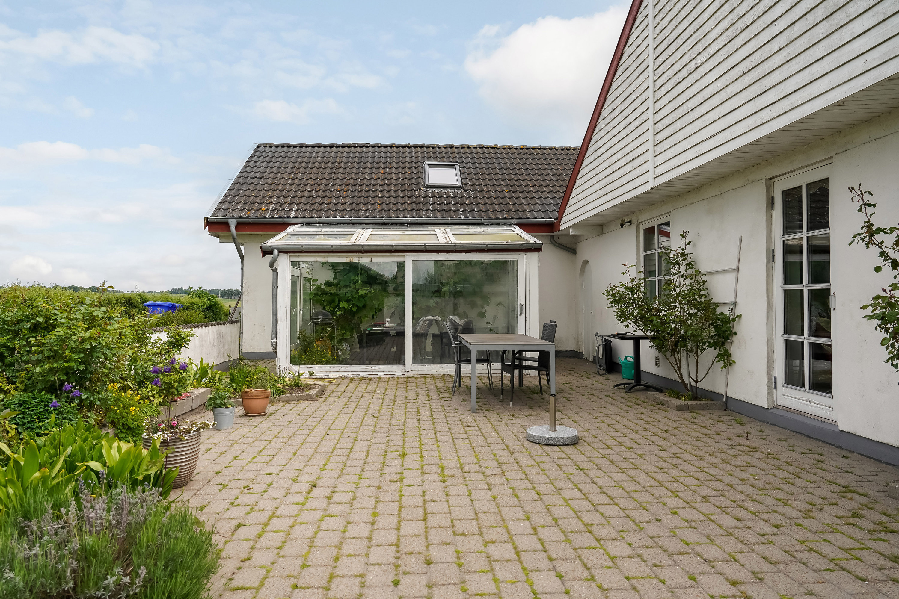 Fremhævet terrasse billede i fuldskærmstilstand. Billede af Agervej 7, Sandvad, 7300 Jelling