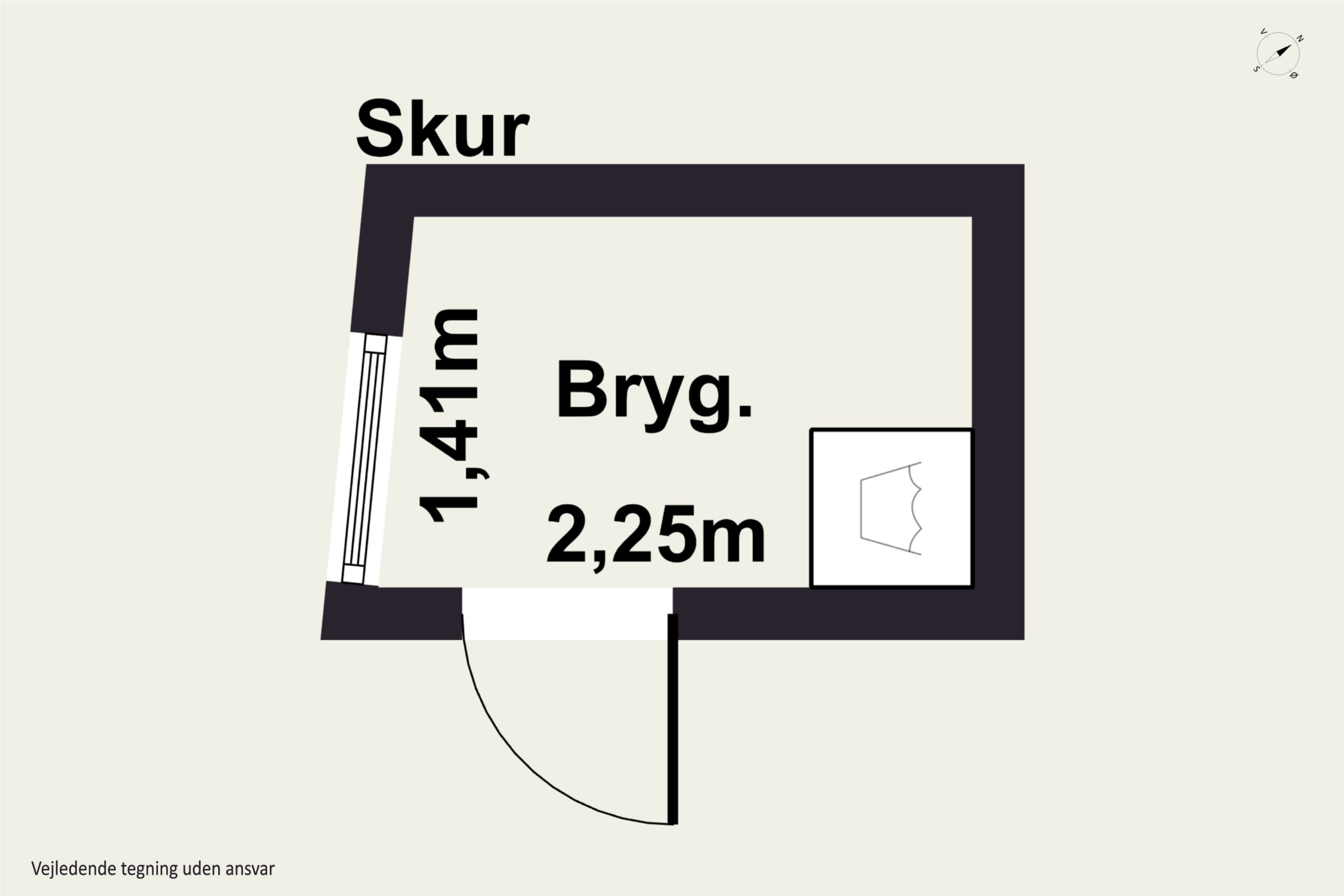 Plantegninger billede af Vesetsgade 3, Rønne, 3700 Rønne