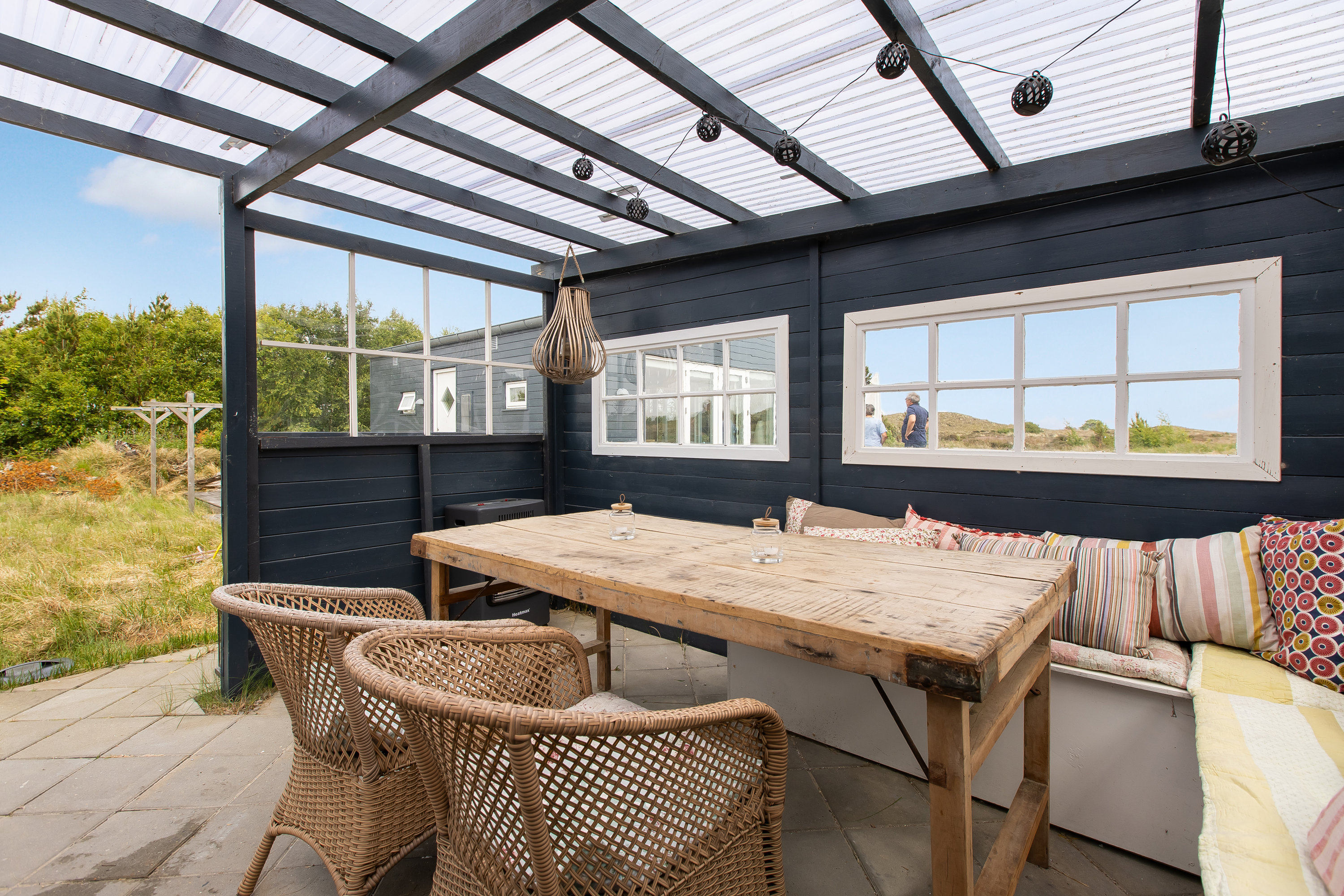 Fremhævet overdækket terrasse billede i fuldskærmstilstand. Billede af Landevejen 89, Sønderho, 6720 Fanø