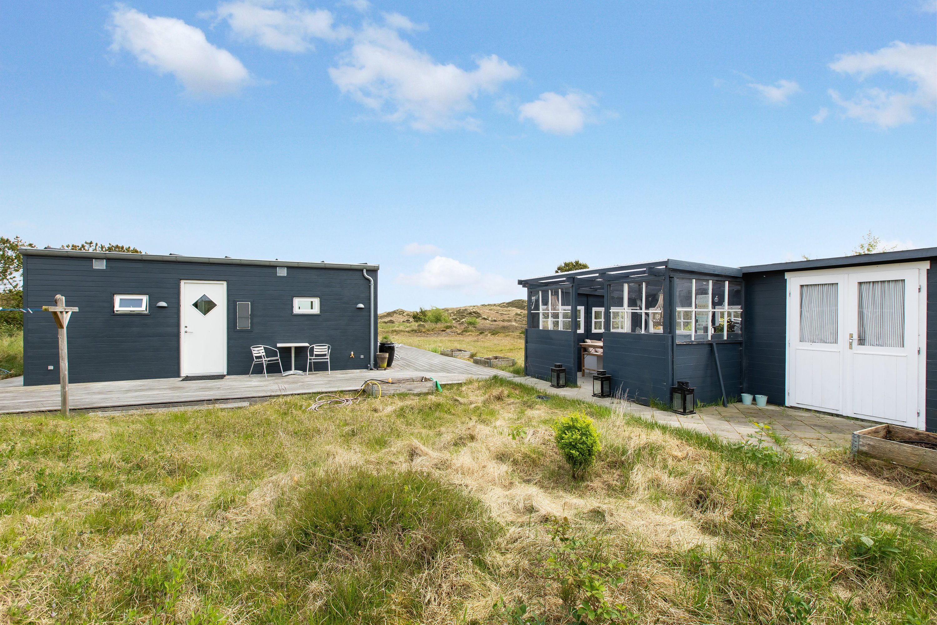 Fremhævet facade billede i fuldskærmstilstand. Billede af Landevejen 89, Sønderho, 6720 Fanø