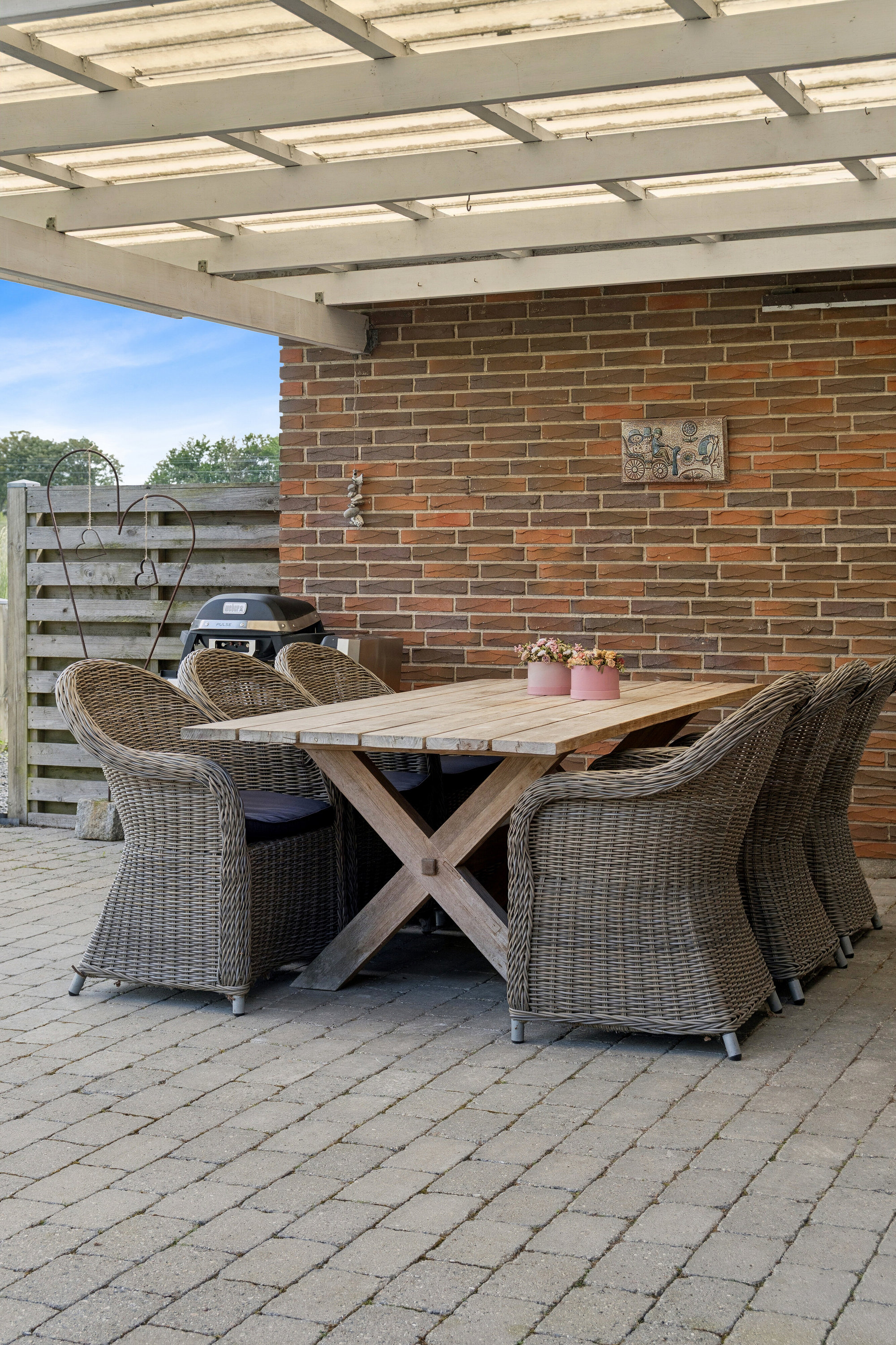 Fremhævet overdækket terrasse billede i fuldskærmstilstand. Billede af Bøgevej 43, 4171 Glumsø