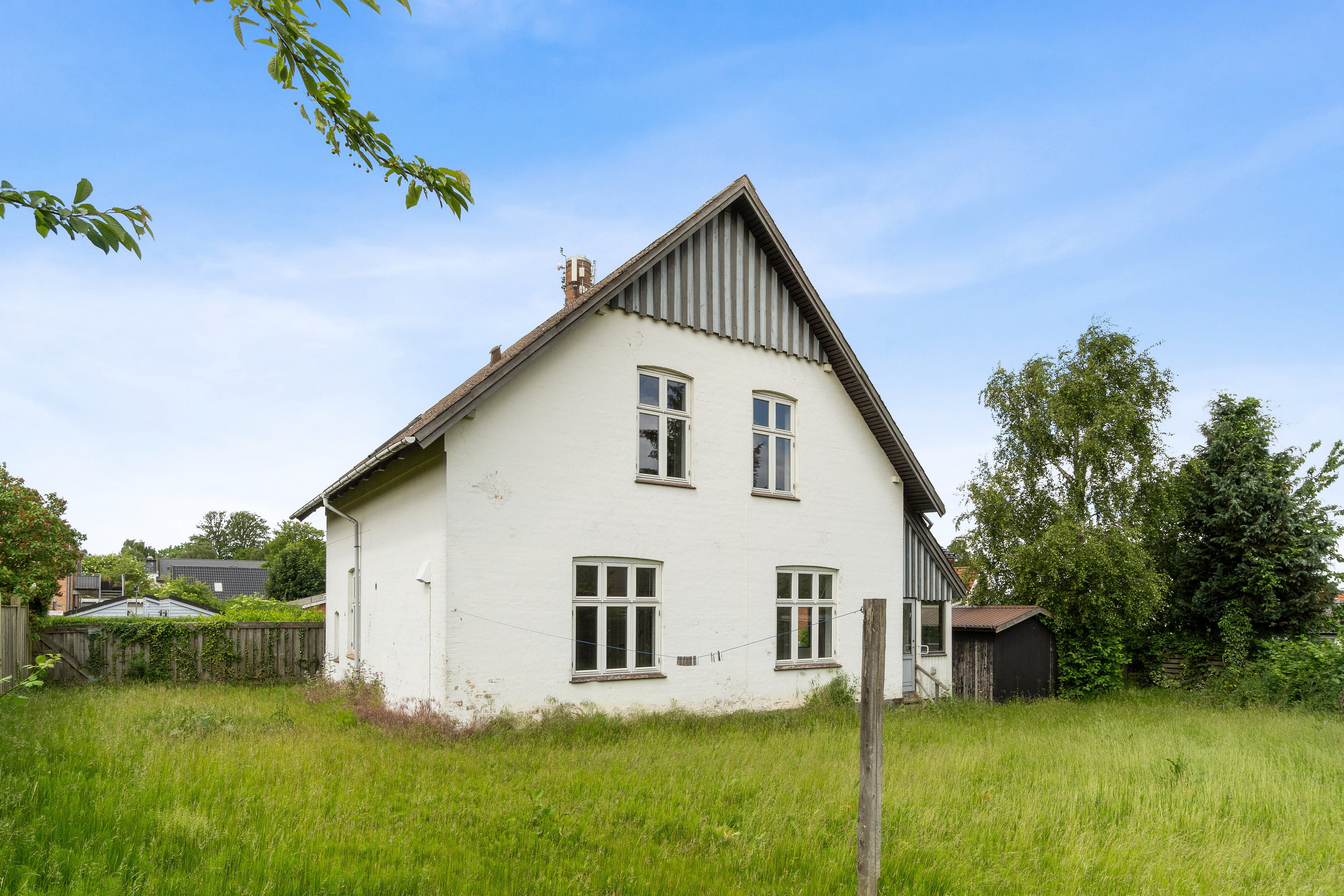 Fremhævet set fra haven billede i fuldskærmstilstand. Billede af Nygade 67, 1., 4690 Haslev