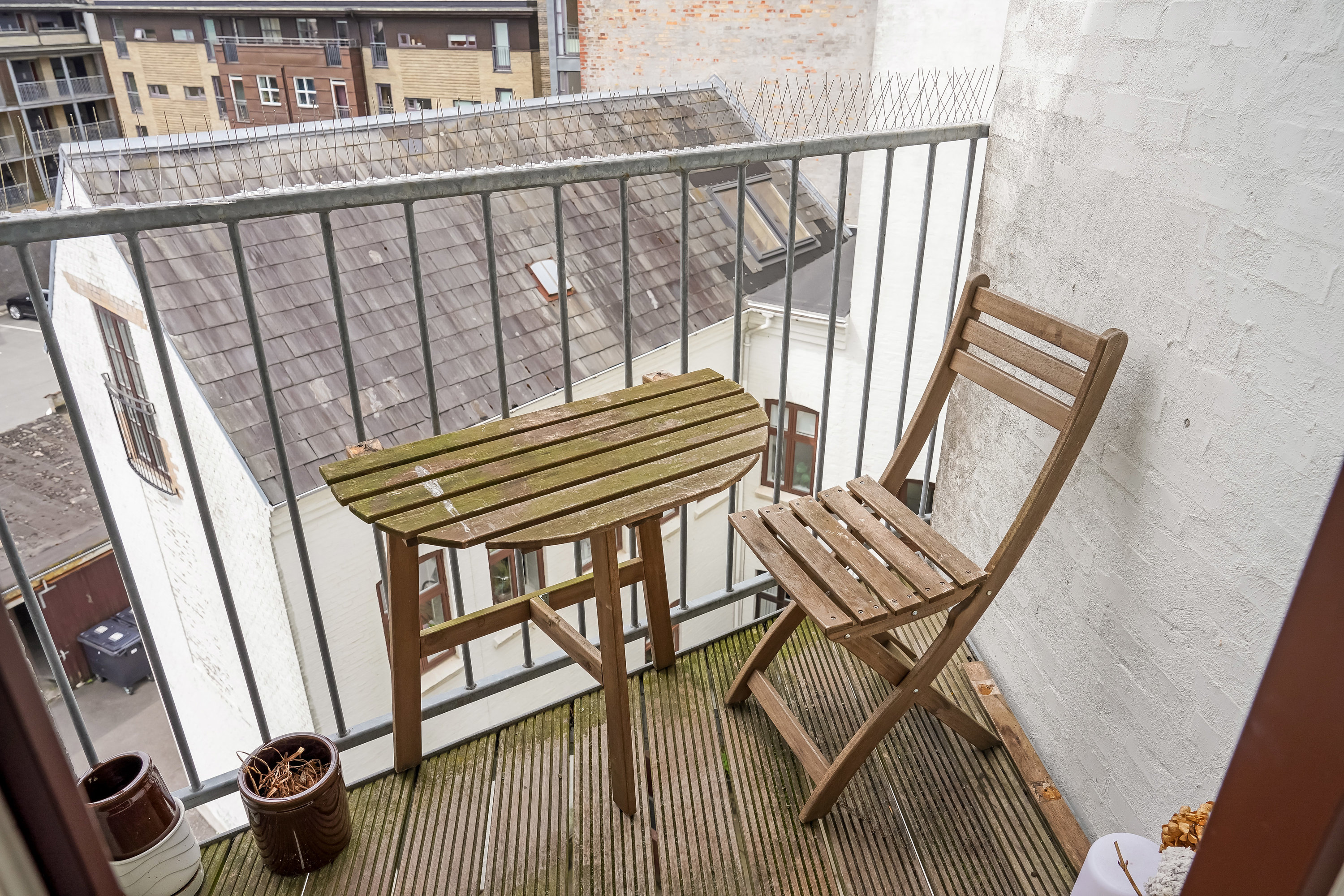 Fremhævet terrasse billede i fuldskærmstilstand. Billede af Pantheonsgade 8, 3. th., 5000 Odense C