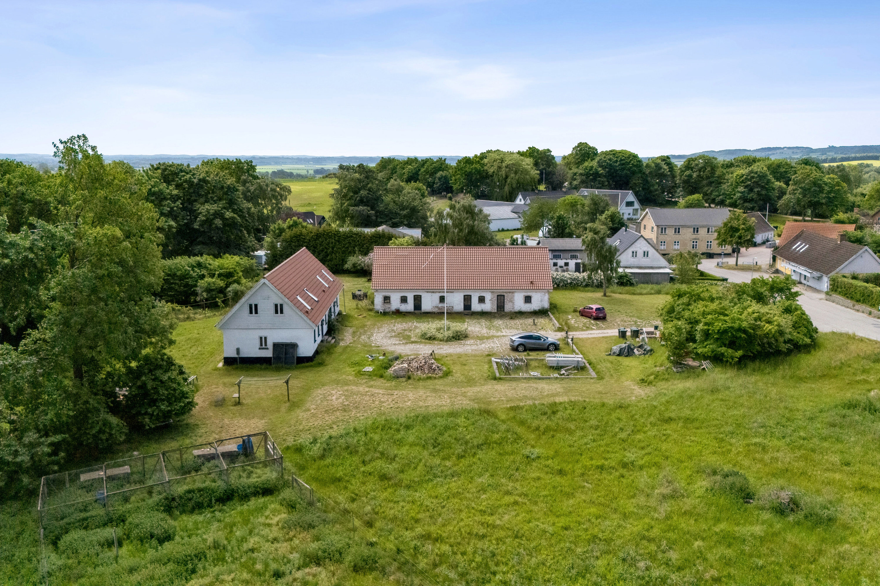 Fremhævet set fra haven billede i fuldskærmstilstand. Billede af Veddingevej 27, 4540 Fårevejle