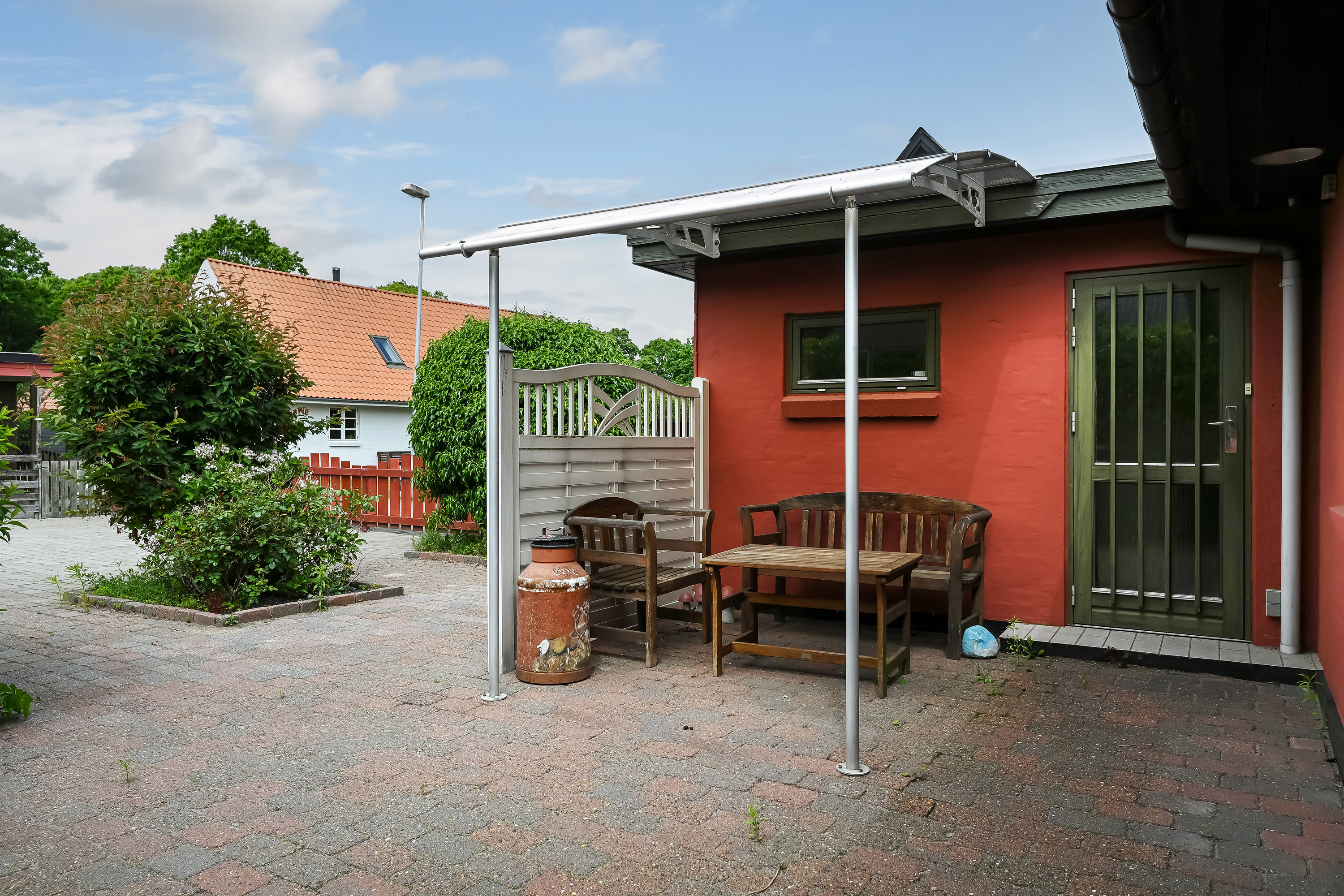 Fremhævet terrasse billede i fuldskærmstilstand. Billede af Bangsvej 1, 6840 Oksbøl
