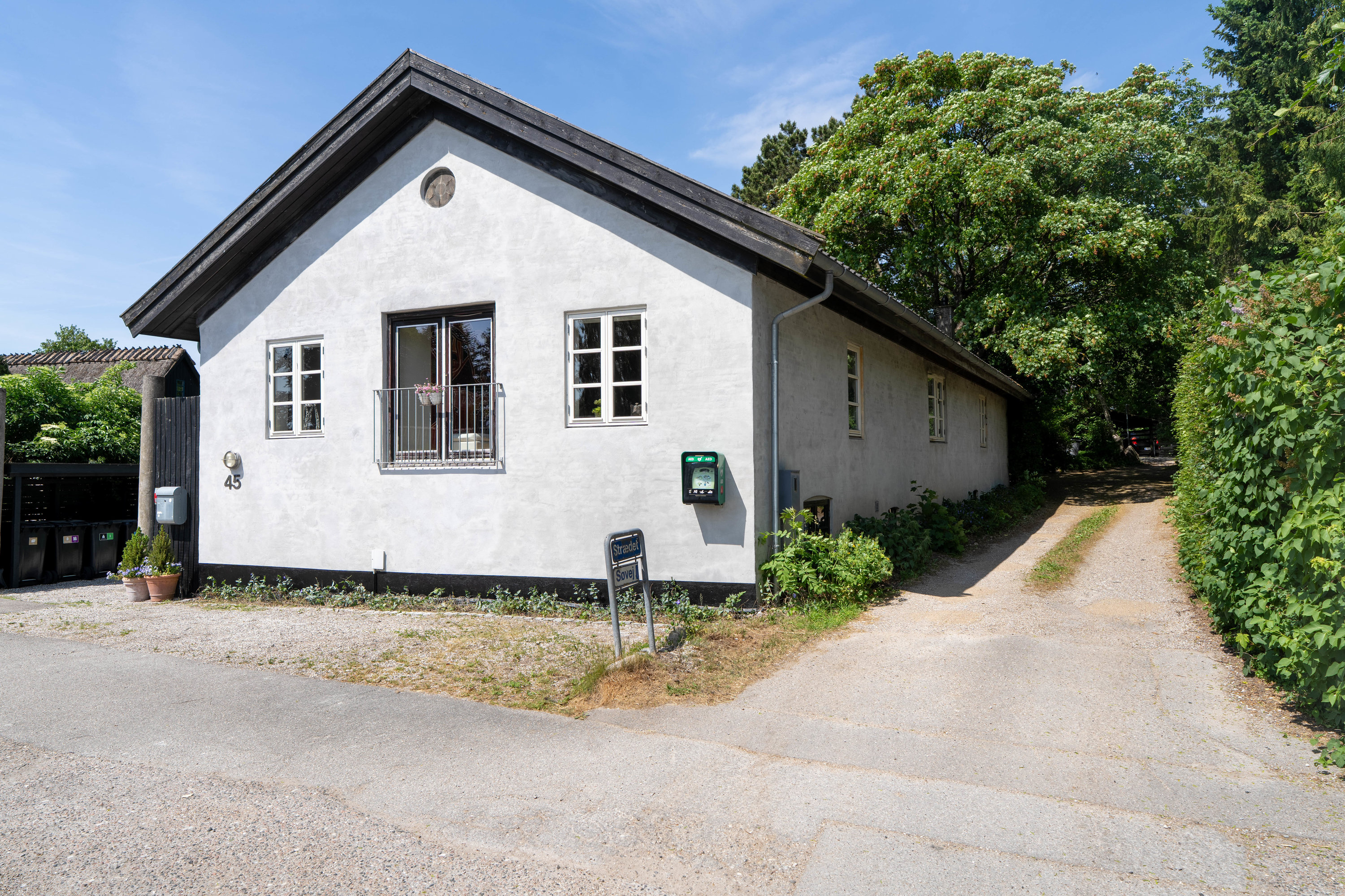 Fremhævet facade billede i fuldskærmstilstand. Billede af Lystrupvej 45, 3550 Slangerup