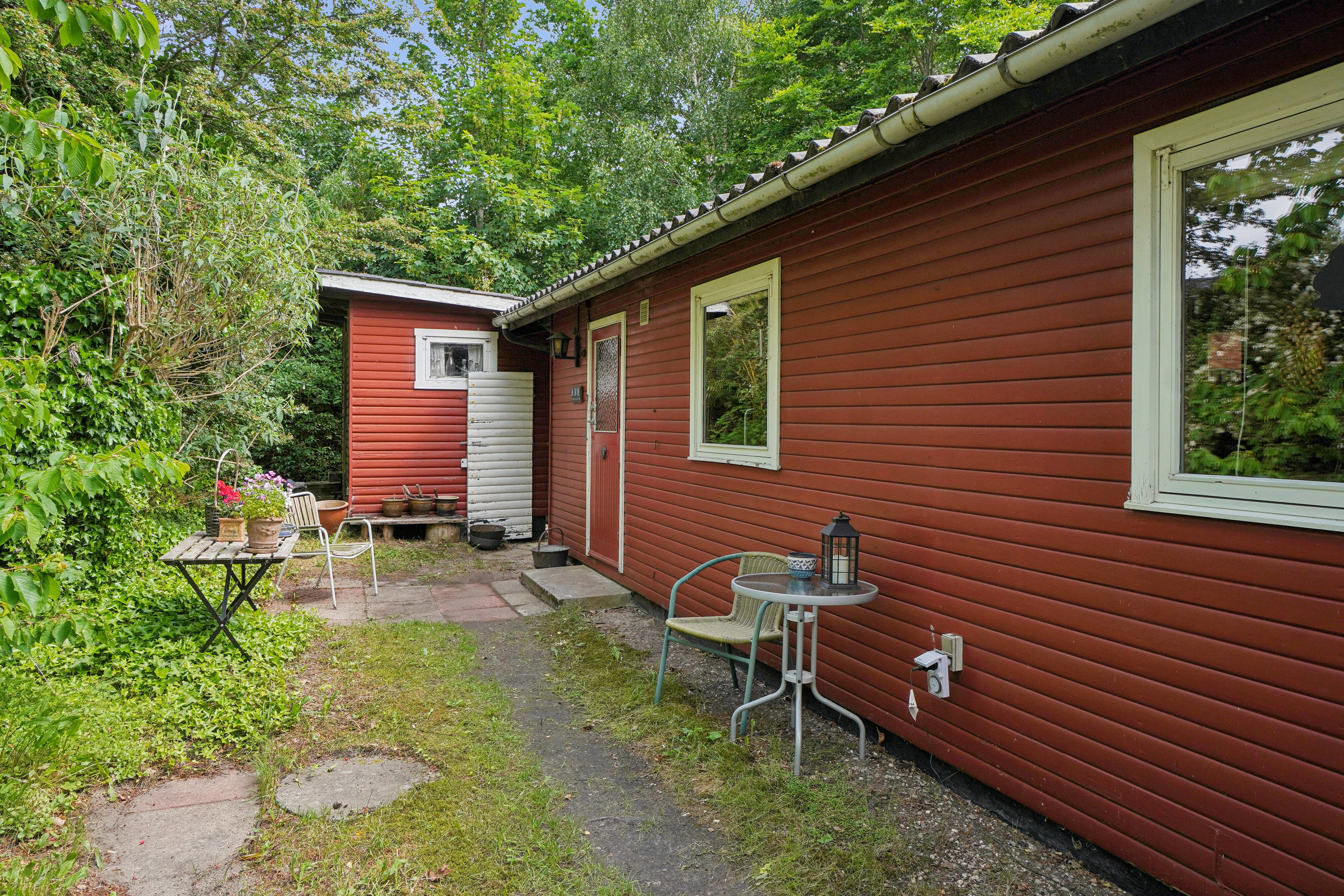 Fremhævet terrasse billede i fuldskærmstilstand. Billede af Petrine Sonnesvej 2, Evetofte, 3370 Melby