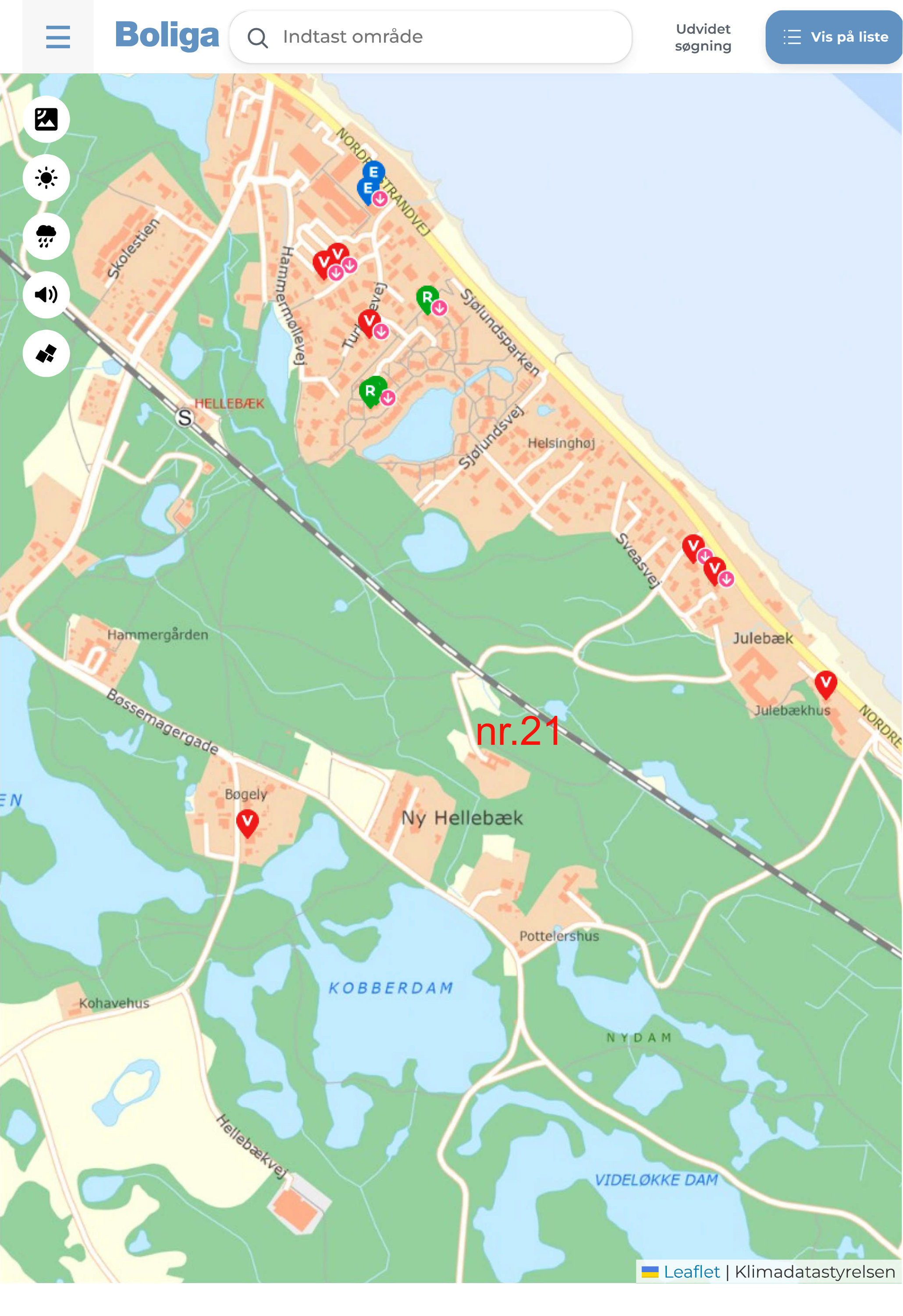 Fremhævet  billede i fuldskærmstilstand. Billede af Sveasvej 21, 3150 Hellebæk