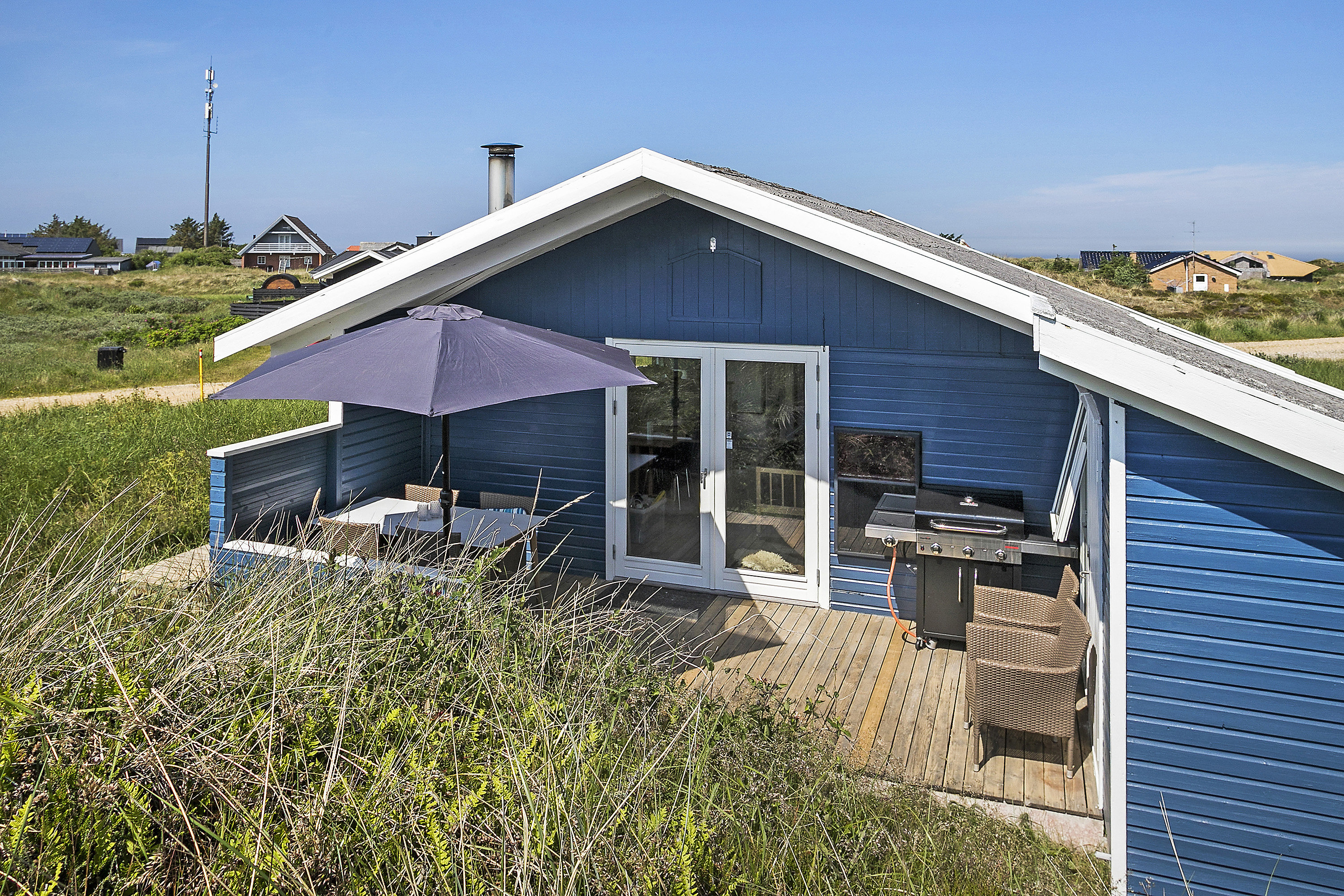 Fremhævet terrasse billede i fuldskærmstilstand. Billede af Svenstibakkevej 70, Lild Strand, 7741 Frøstrup