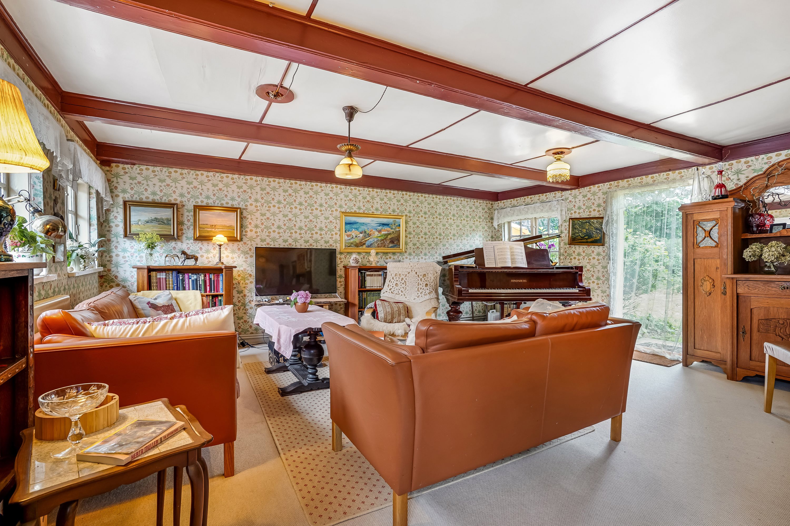 Fremhævet stue billede i fuldskærmstilstand. Billede af Søndersøvej 108, Skovsby, 5492 Vissenbjerg