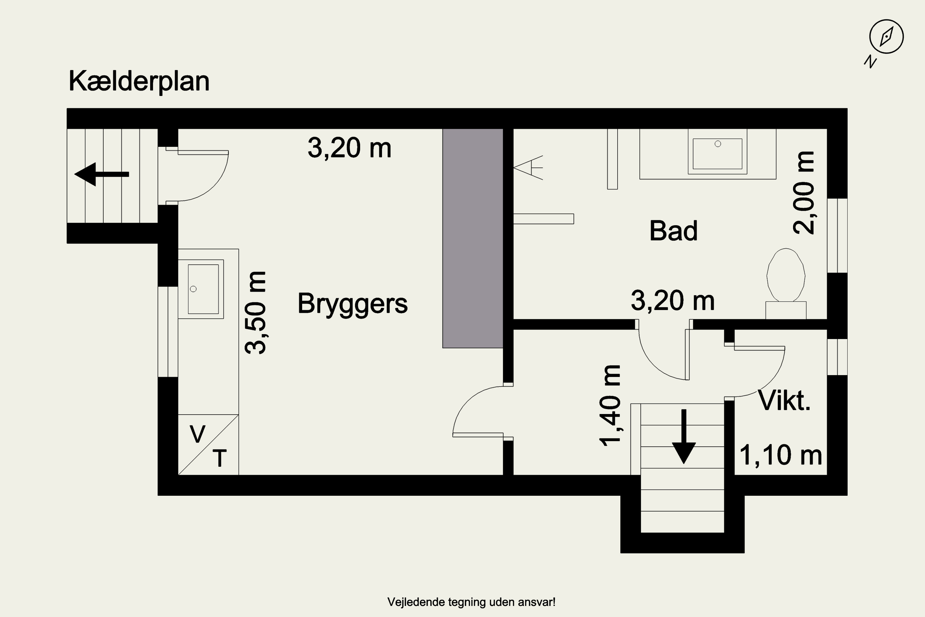 Plantegninger billede af Vesterled 23, 7620 Lemvig