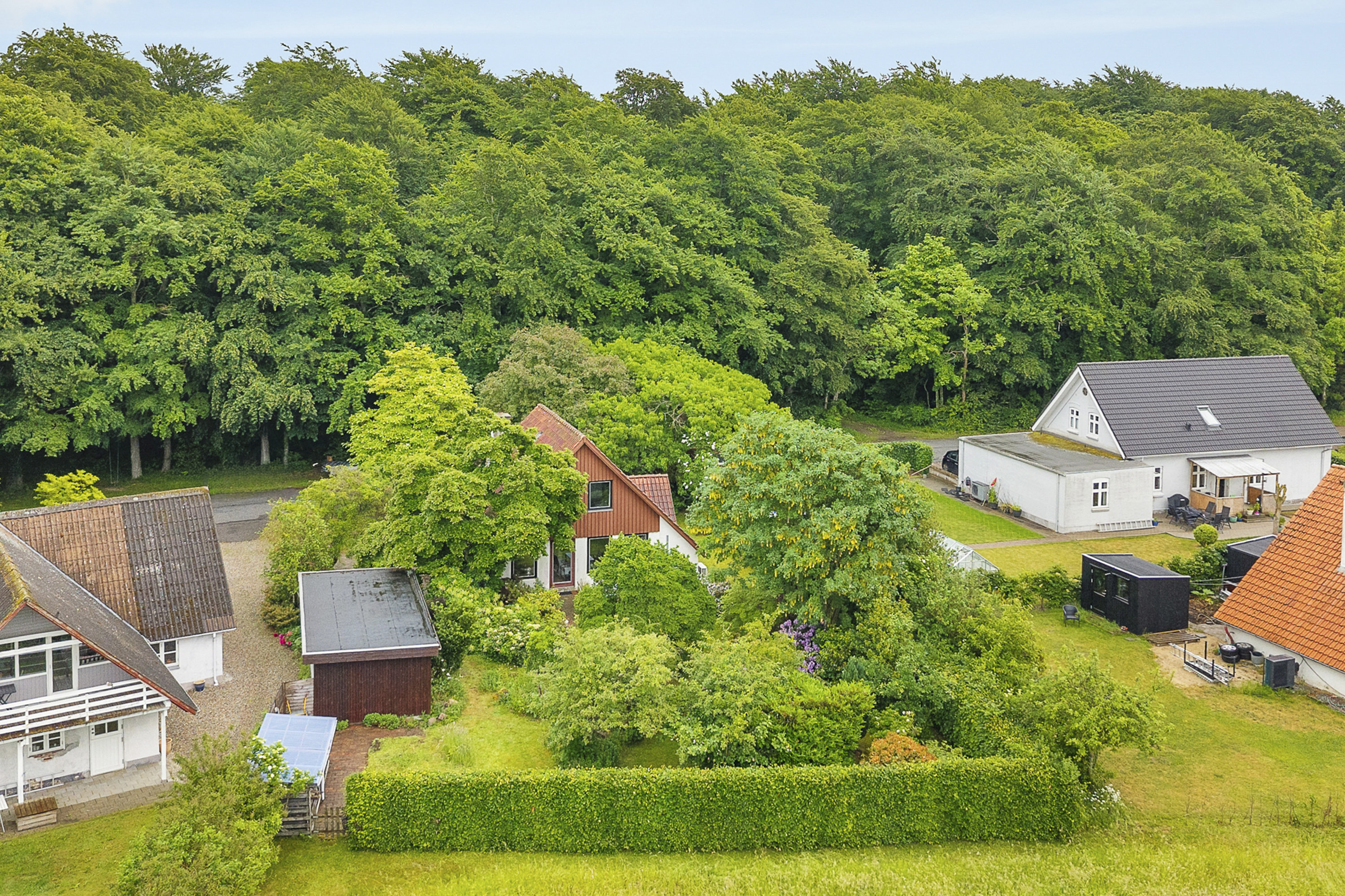 Fremhævet luftfoto billede i fuldskærmstilstand. Billede af Søndersø Skovvej 76, Søndersøskov, 5471 Søndersø