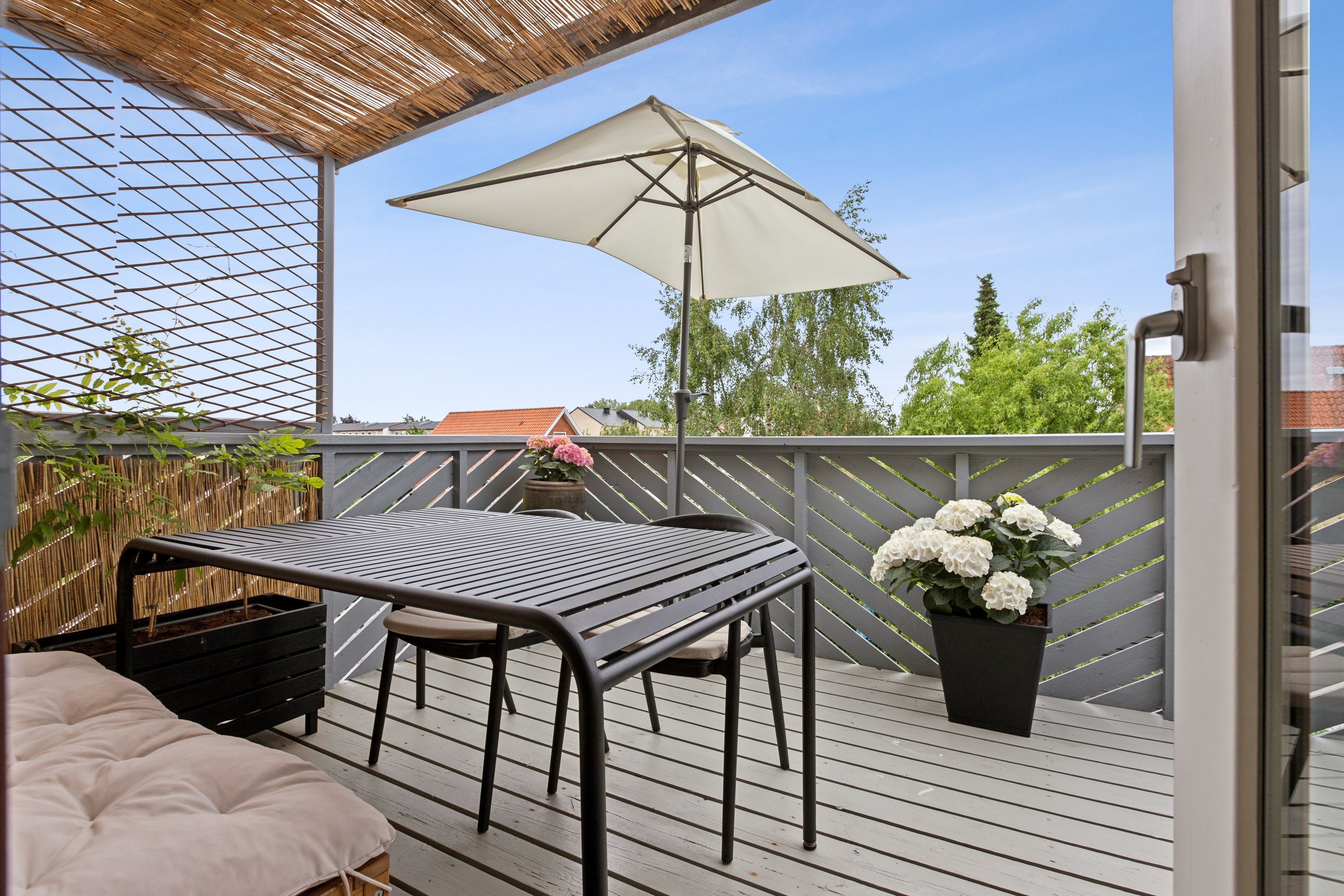 Fremhævet terrasse billede i fuldskærmstilstand. Billede af Humlehaven 57, 1., 2500 Valby