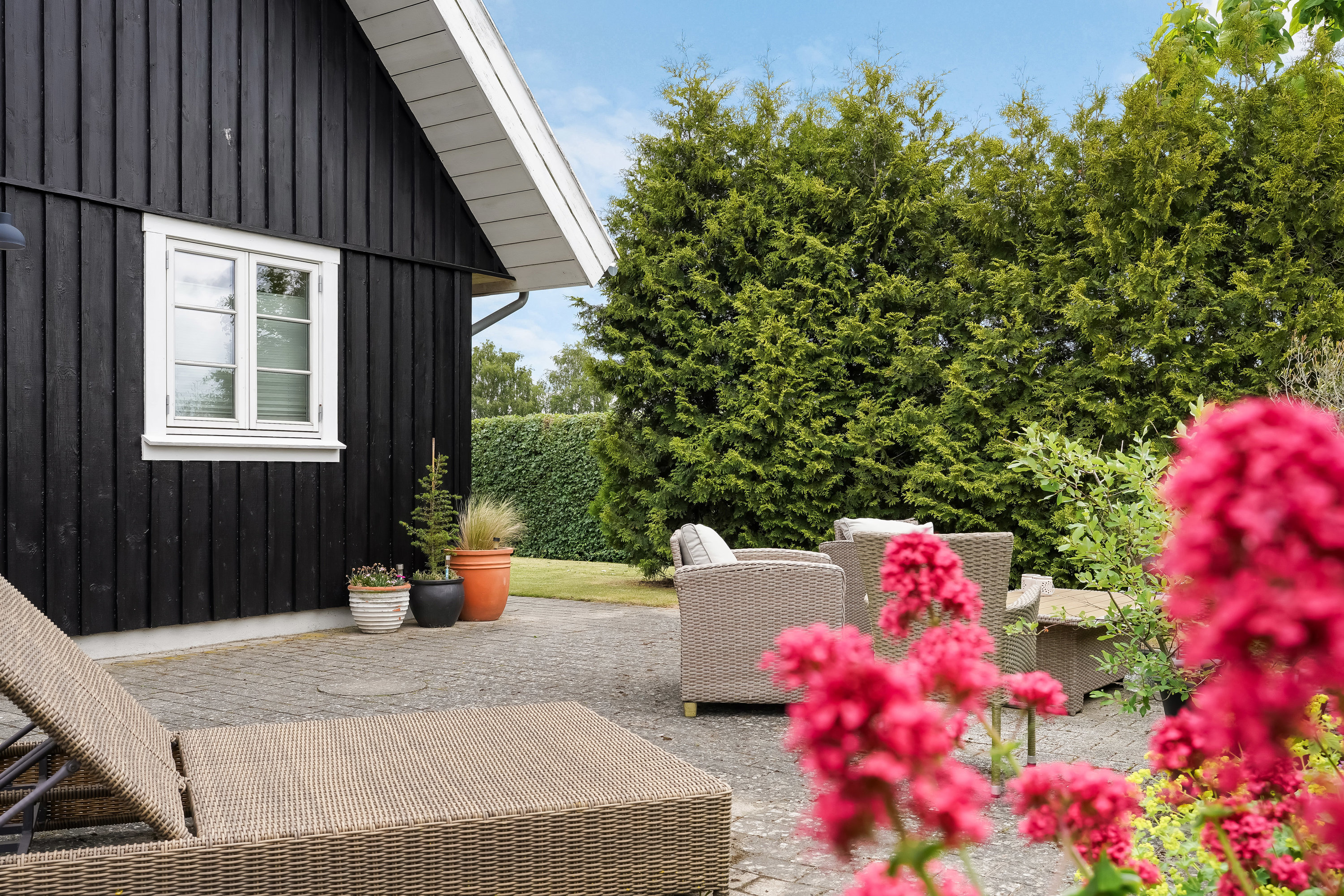 Fremhævet terrasse billede i fuldskærmstilstand. Billede af Bakkegårds Allé 40, 5550 Langeskov