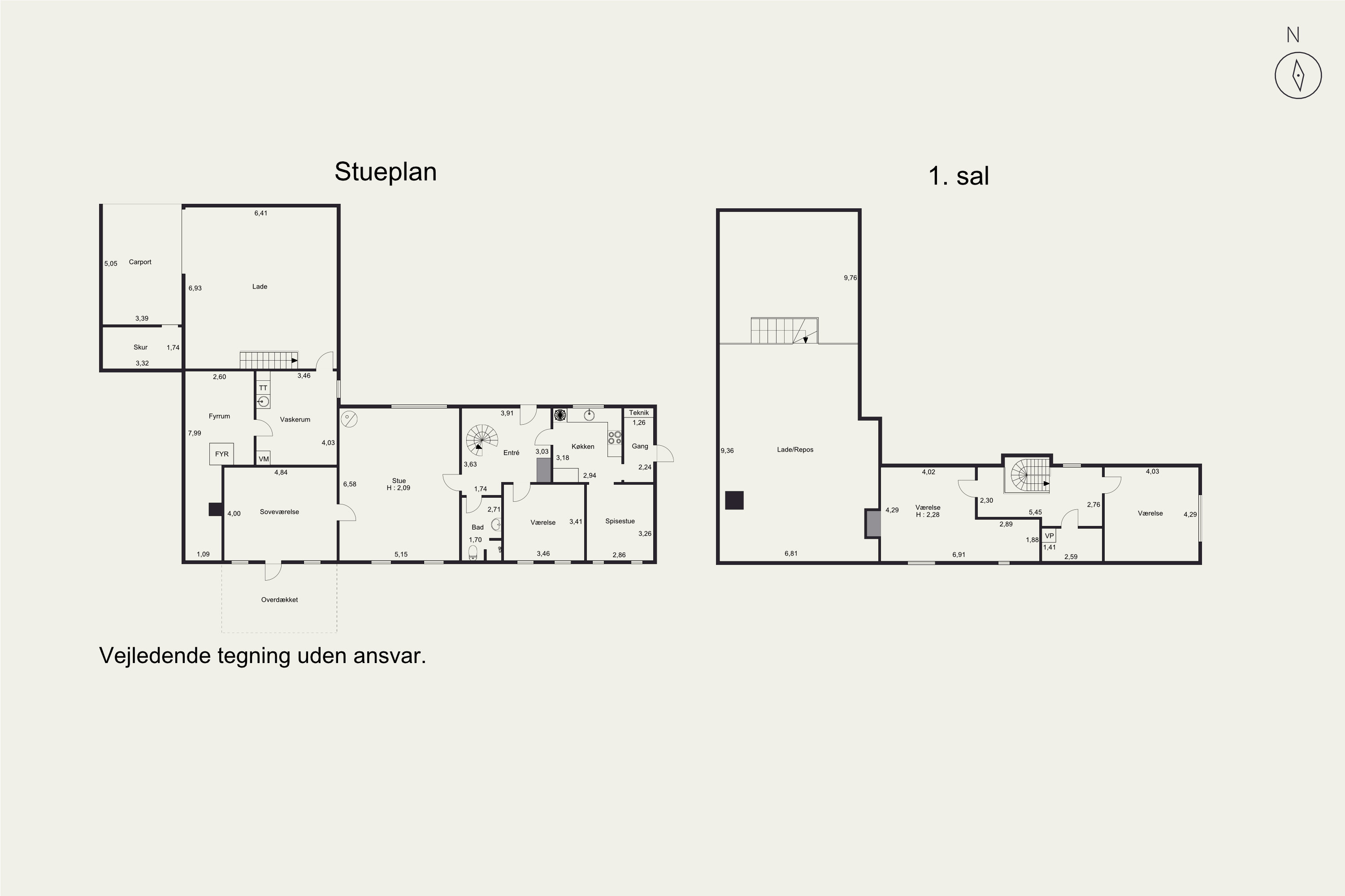 Plantegninger billede af Staghøjvej 3, Hjerting, 6630 Rødding