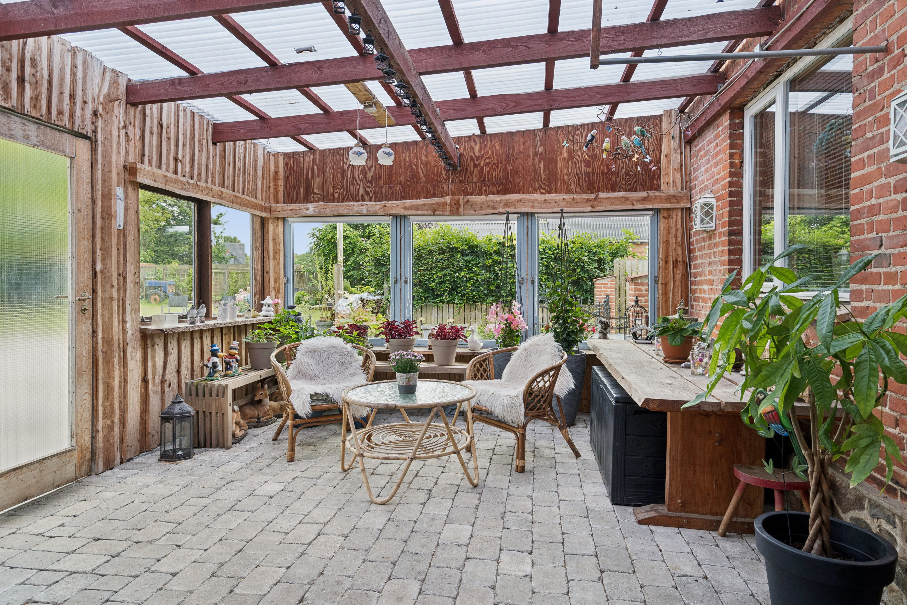 Fremhævet terrasse billede i fuldskærmstilstand. Billede af Skibelundvej 5, 8850 Bjerringbro