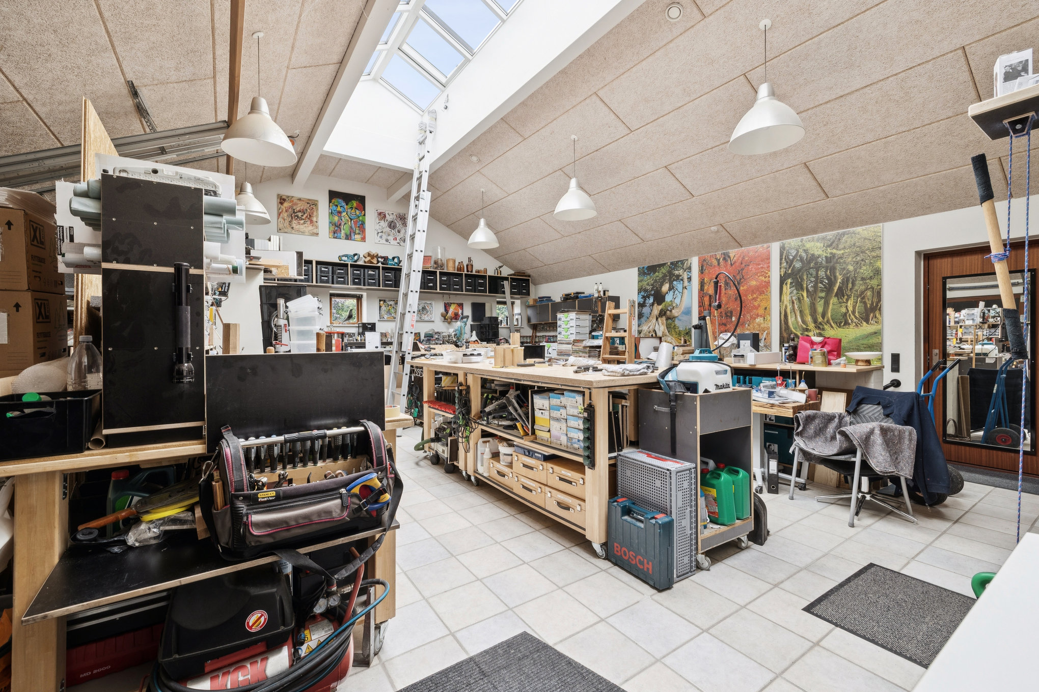 Fremhævet garage billede i fuldskærmstilstand. Billede af Mozarts Alle 16, 8920 Randers NV