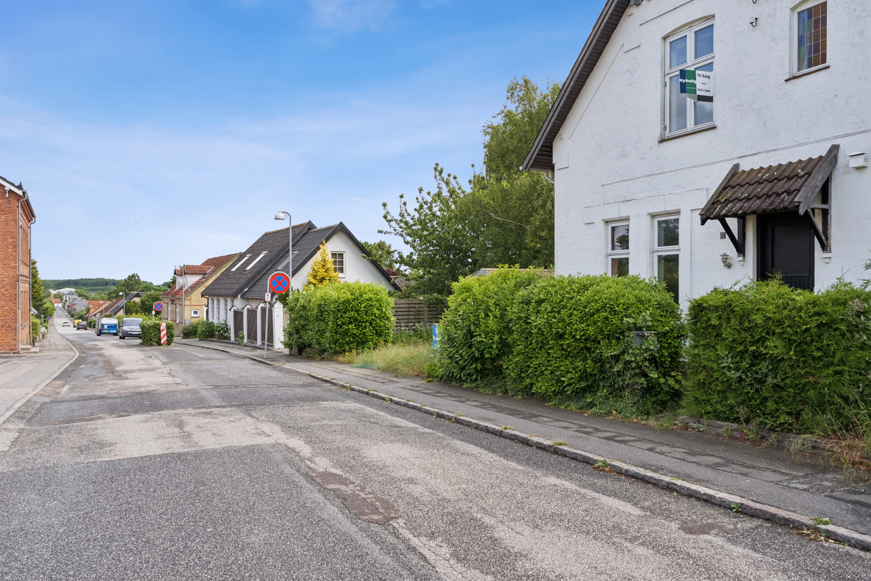 Fremhævet set fra vejen billede i fuldskærmstilstand. Billede af Nygade 67, st.., 4690 Haslev