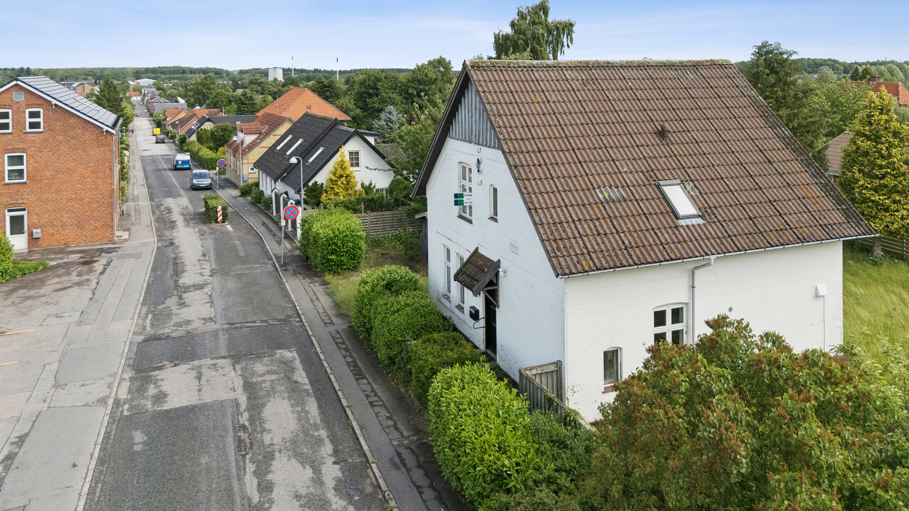 Fremhævet set fra vejen billede i fuldskærmstilstand. Billede af Nygade 67, st.., 4690 Haslev