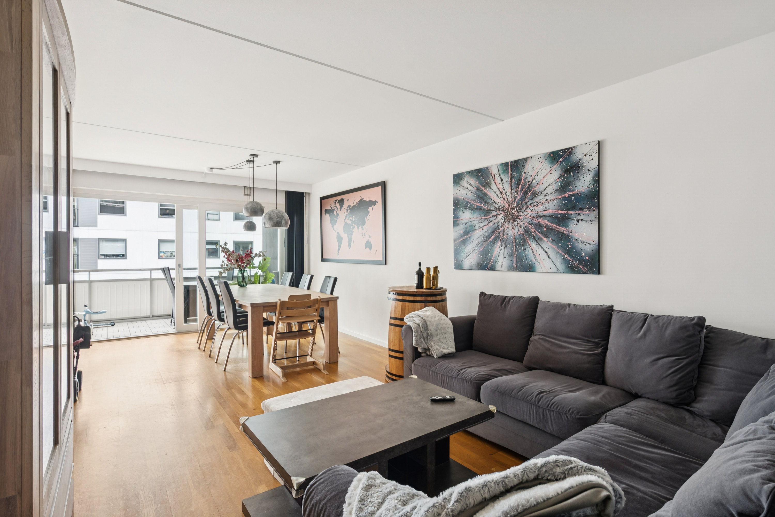 Fremhævet stue billede i fuldskærmstilstand. Billede af Sprogøvej 7, 1. th., 2000 Frederiksberg