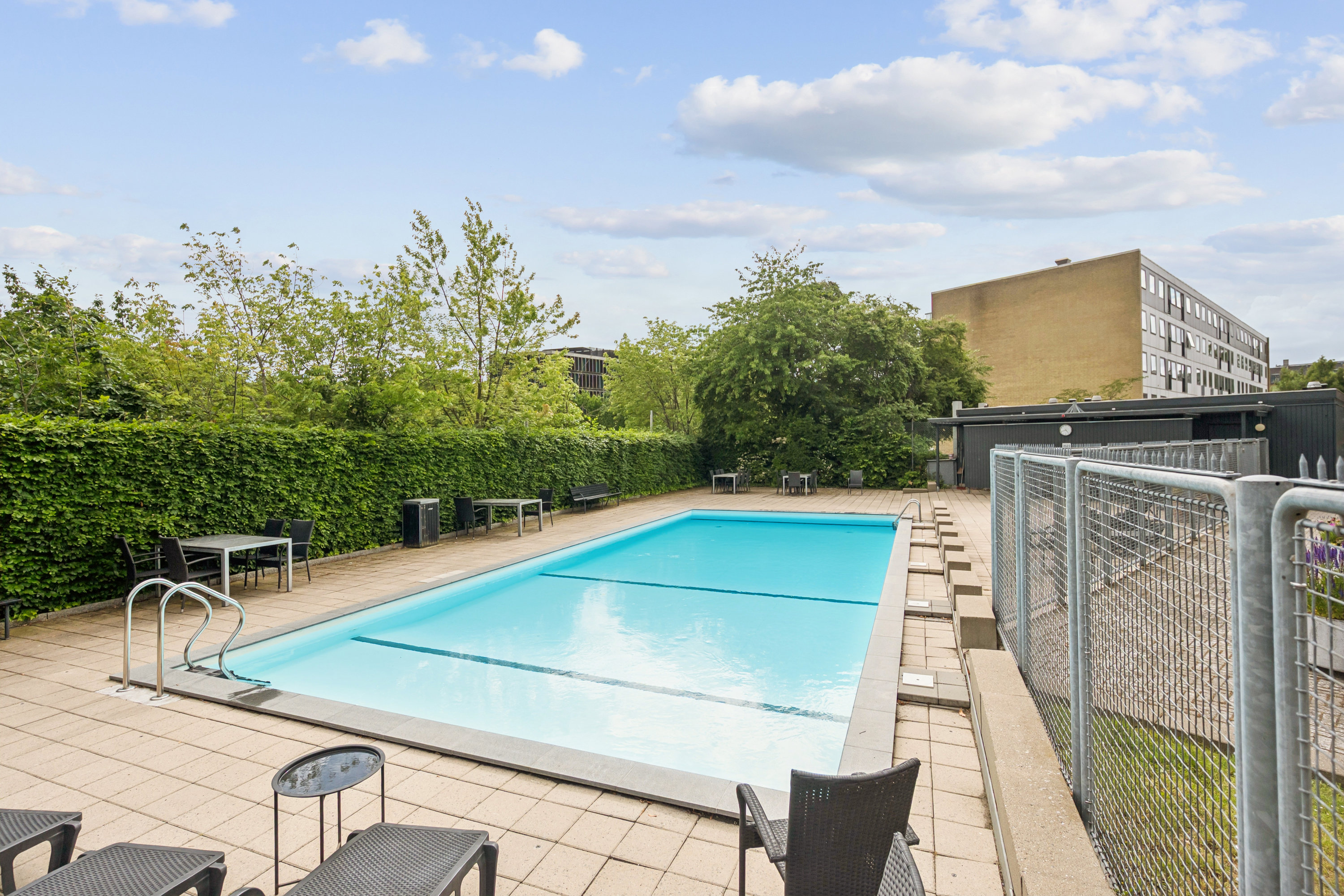 Fremhævet terrasse billede i fuldskærmstilstand. Billede af Sprogøvej 7, 1. th., 2000 Frederiksberg