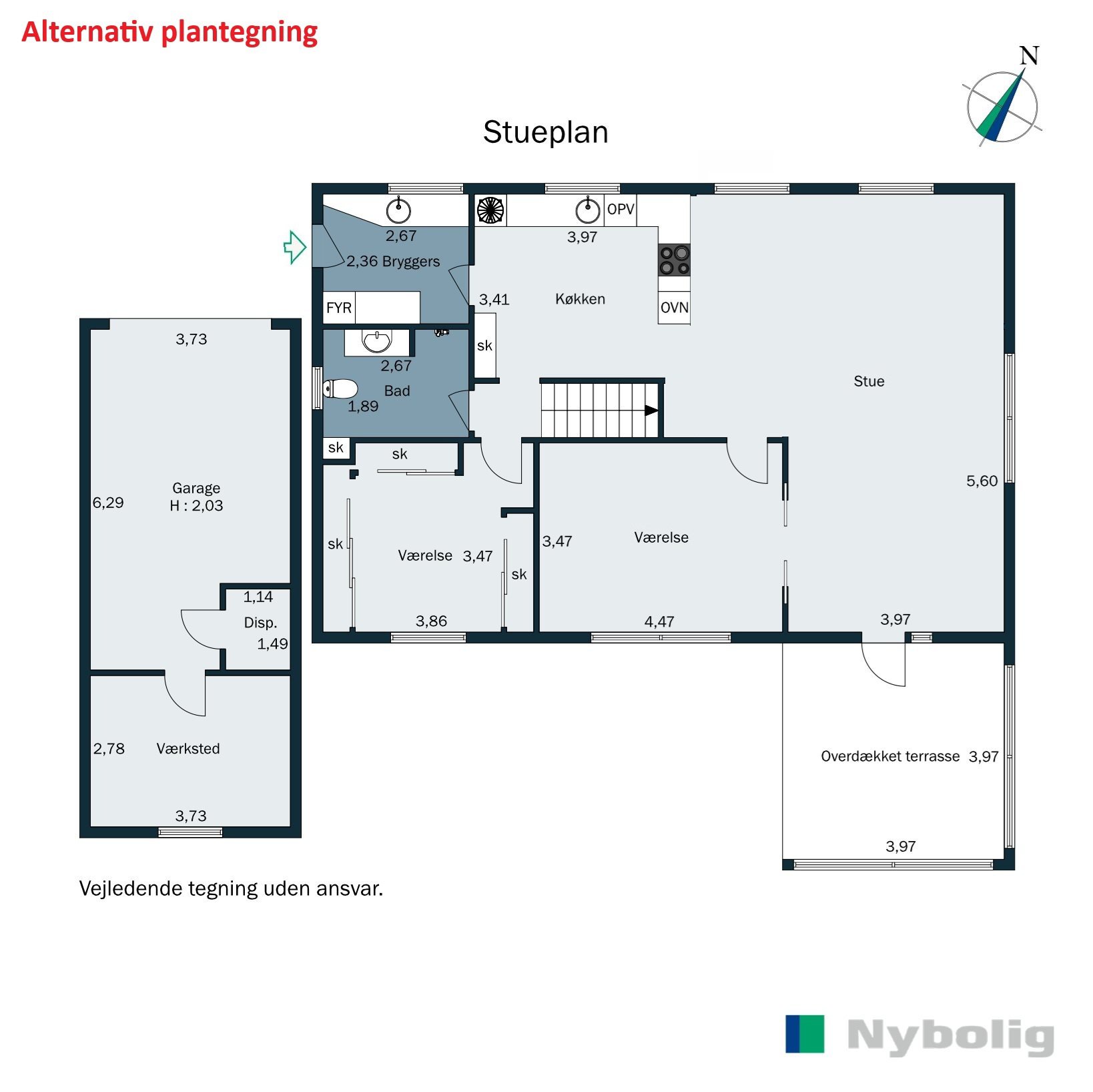 Plantegninger billede af Hylkevej 74, Hylke, 8660 Skanderborg