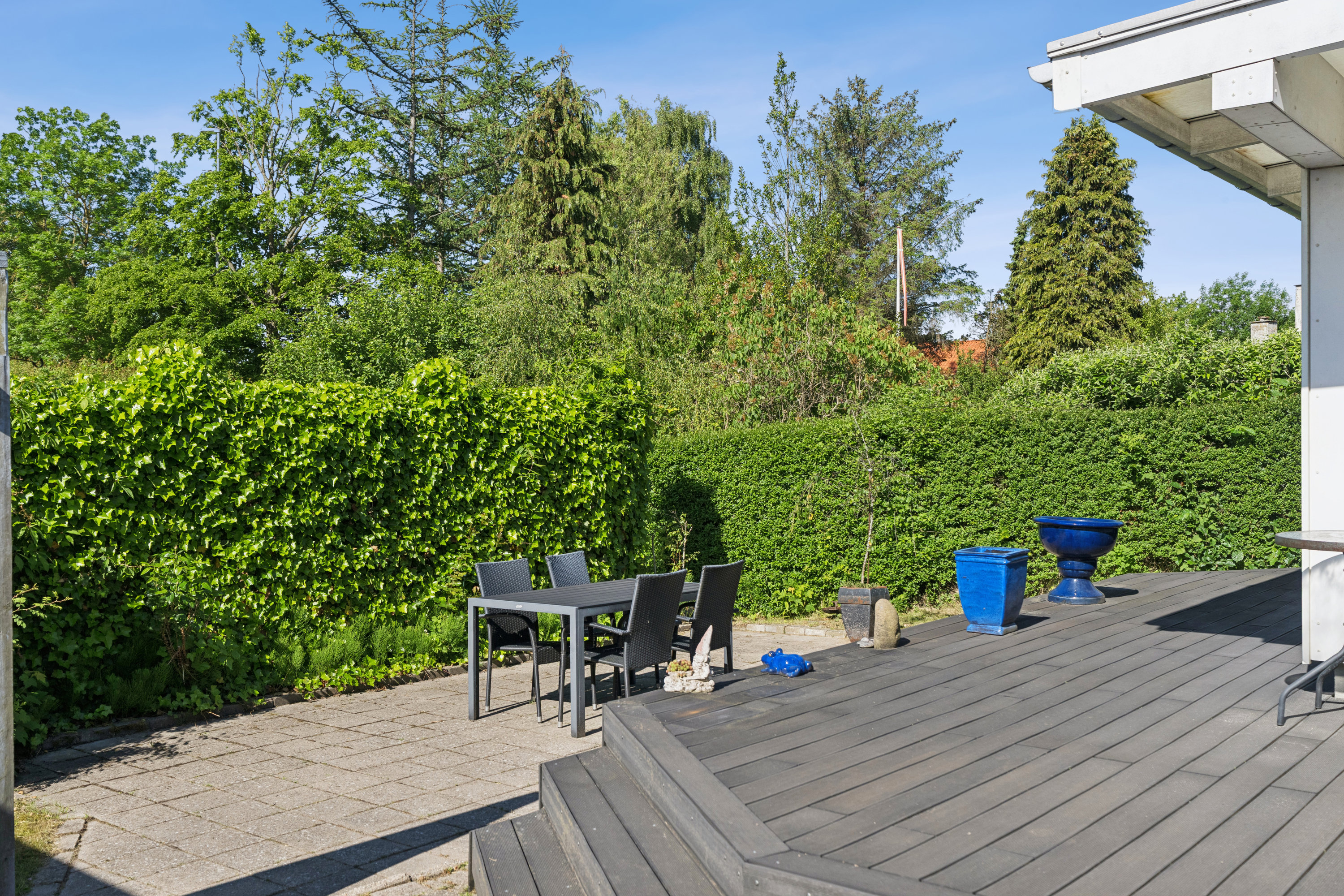 Fremhævet terrasse billede i fuldskærmstilstand. Billede af Mellemtoften 10, 8250 Egå