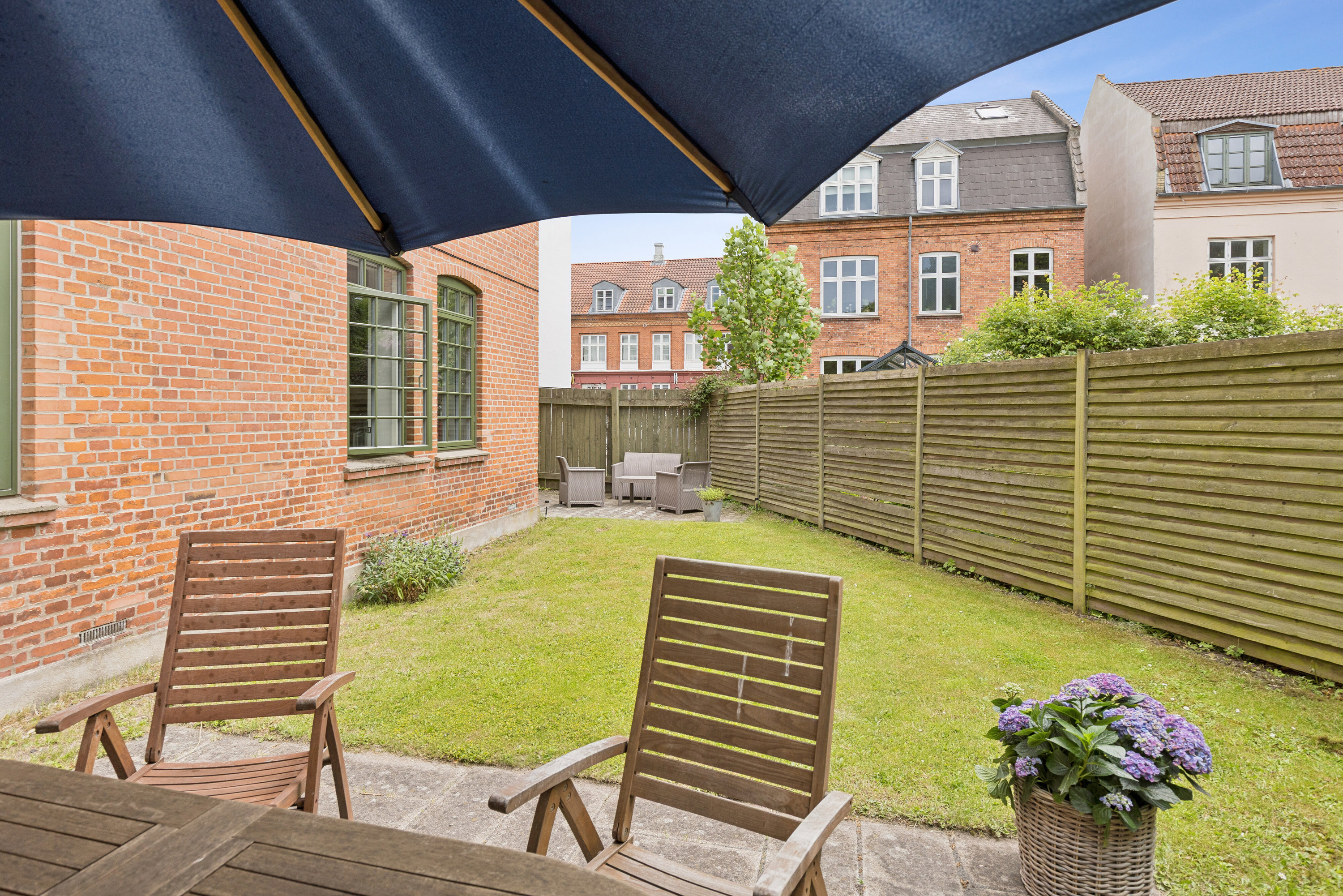 Fremhævet terrasse billede i fuldskærmstilstand. Billede af Sdr.Stationsvej 25, 1. th., 4200 Slagelse