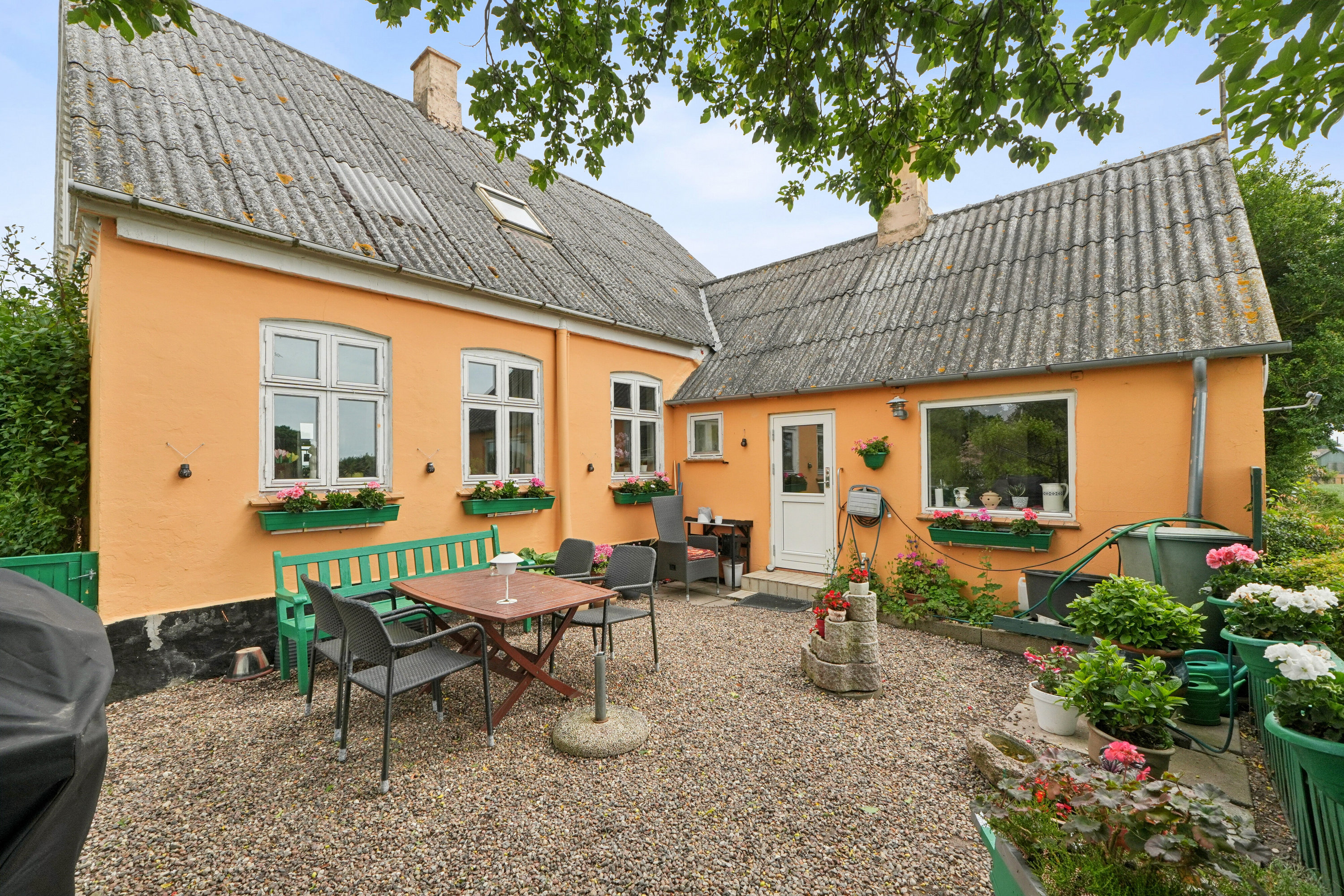 Fremhævet terrasse billede i fuldskærmstilstand. Billede af Illebøllevej 28, Illebølle, 5900 Rudkøbing