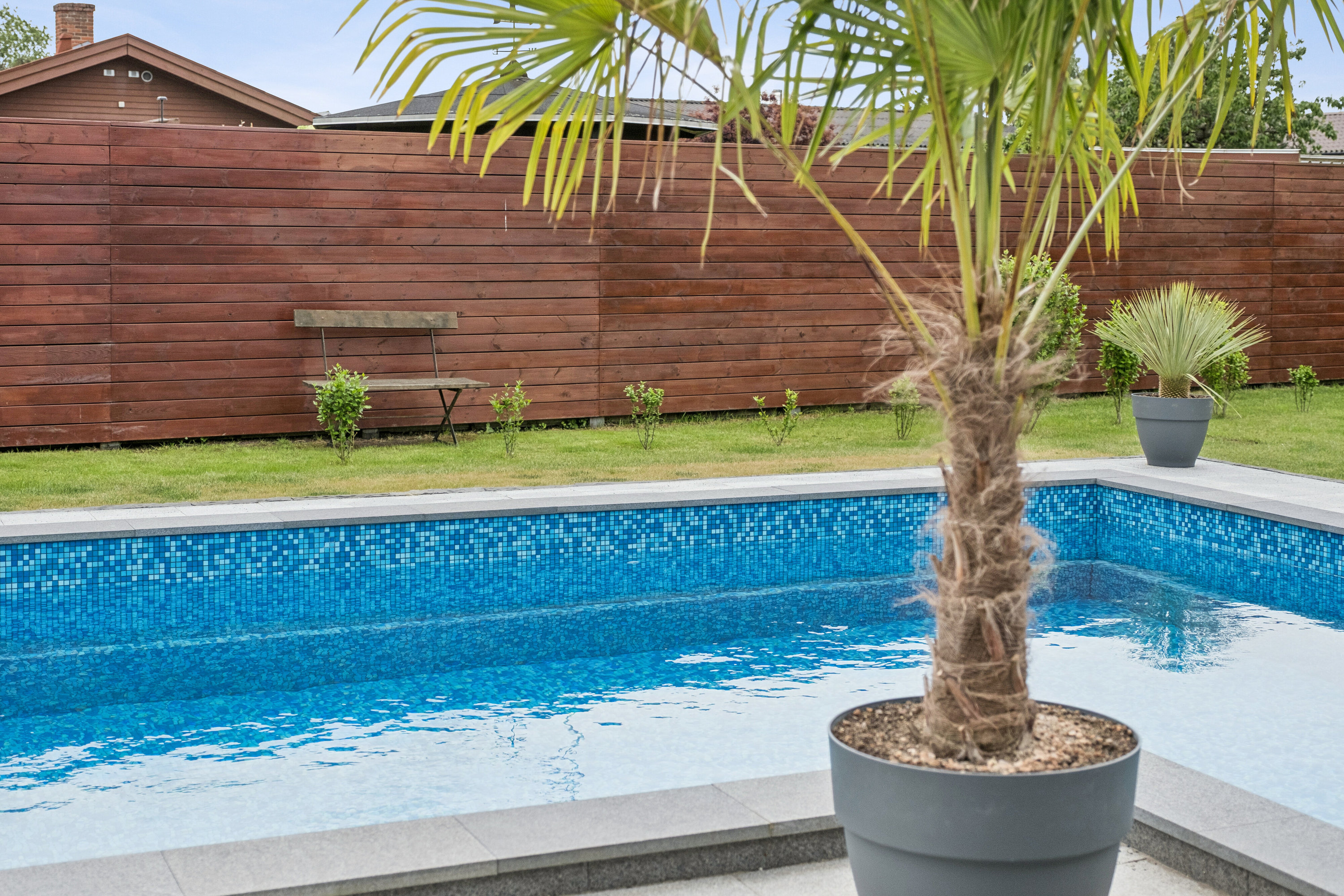 Fremhævet swimmingpool billede i fuldskærmstilstand. Billede af Vestervej 6, Fensmark, 4684 Holmegaard