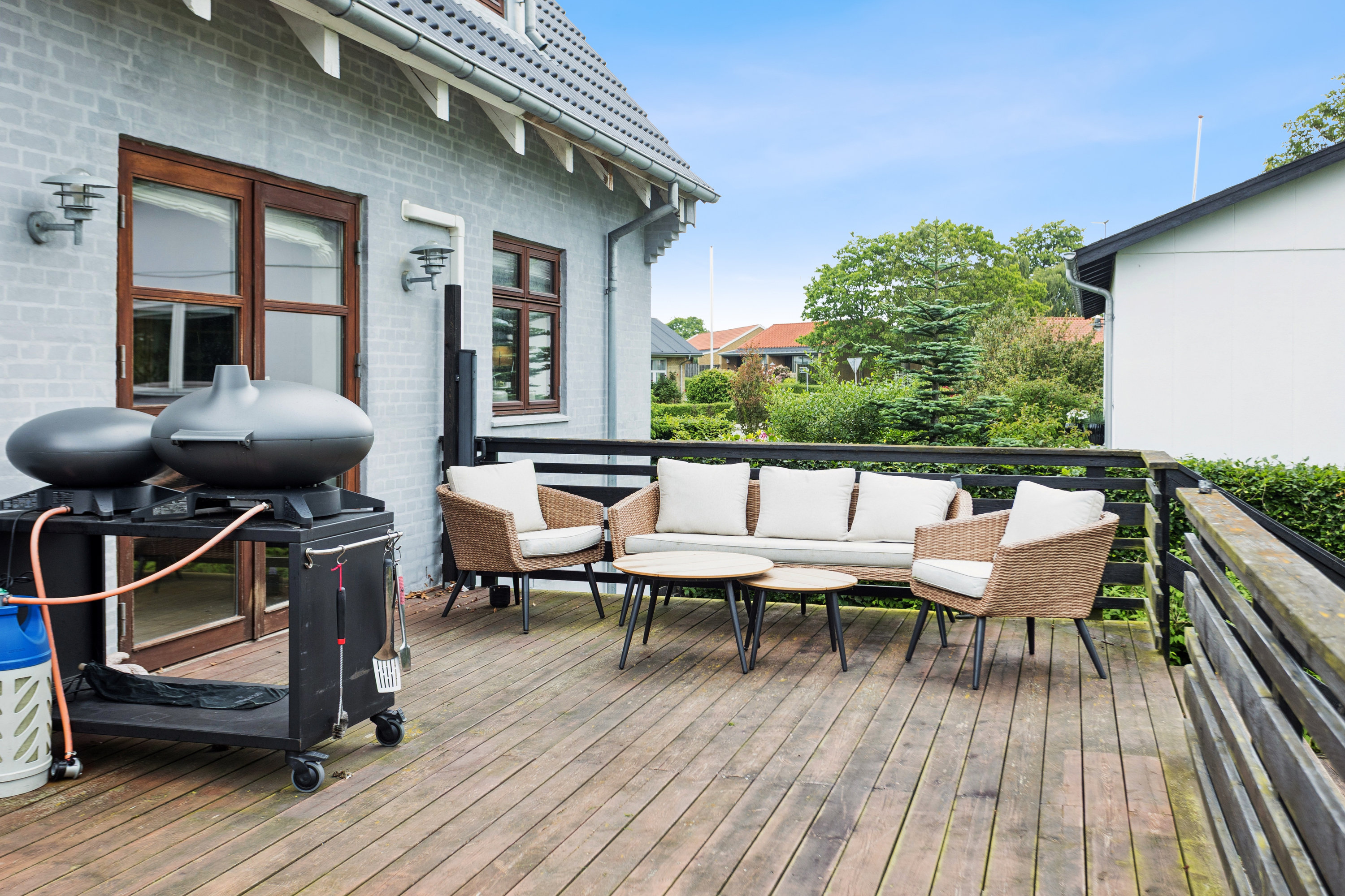 Fremhævet terrasse billede i fuldskærmstilstand. Billede af Fruevej 19, 7900 Nykøbing M