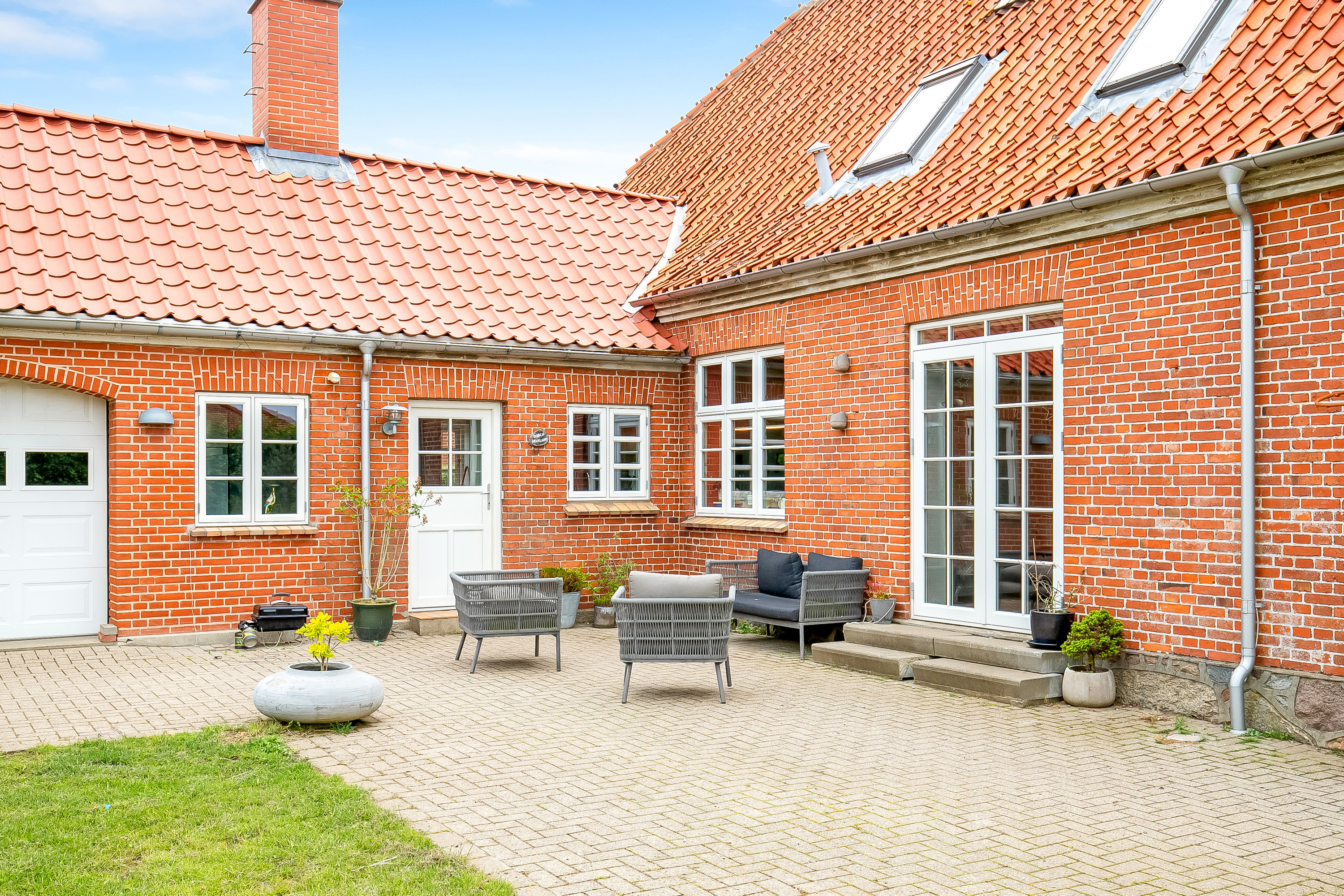 Fremhævet terrasse billede i fuldskærmstilstand. Billede af Lundbjergvej 3, Gårslev, 7080 Børkop