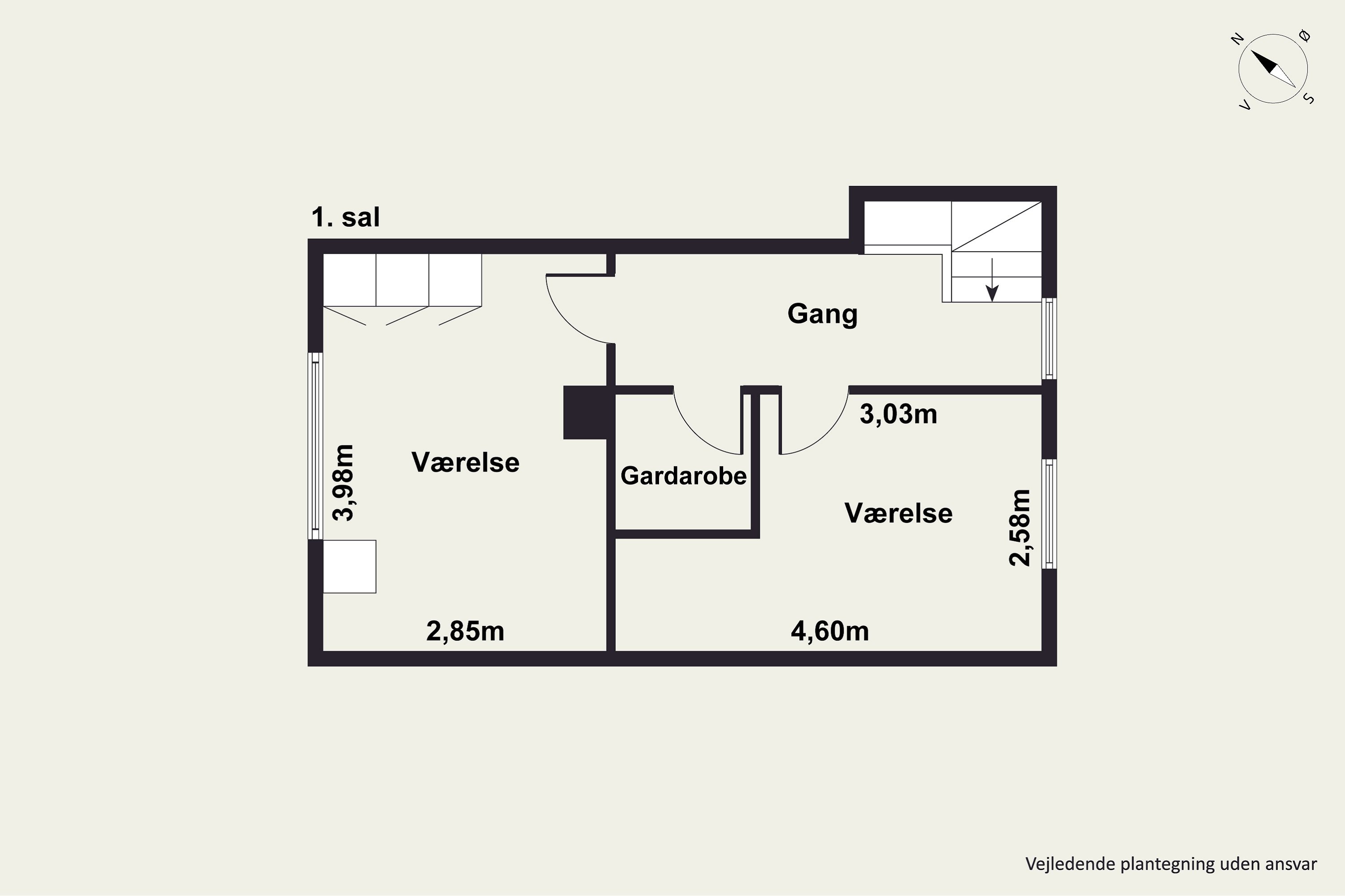 Plantegninger billede af Roagervej 263, Kirkeby, 6760 Ribe