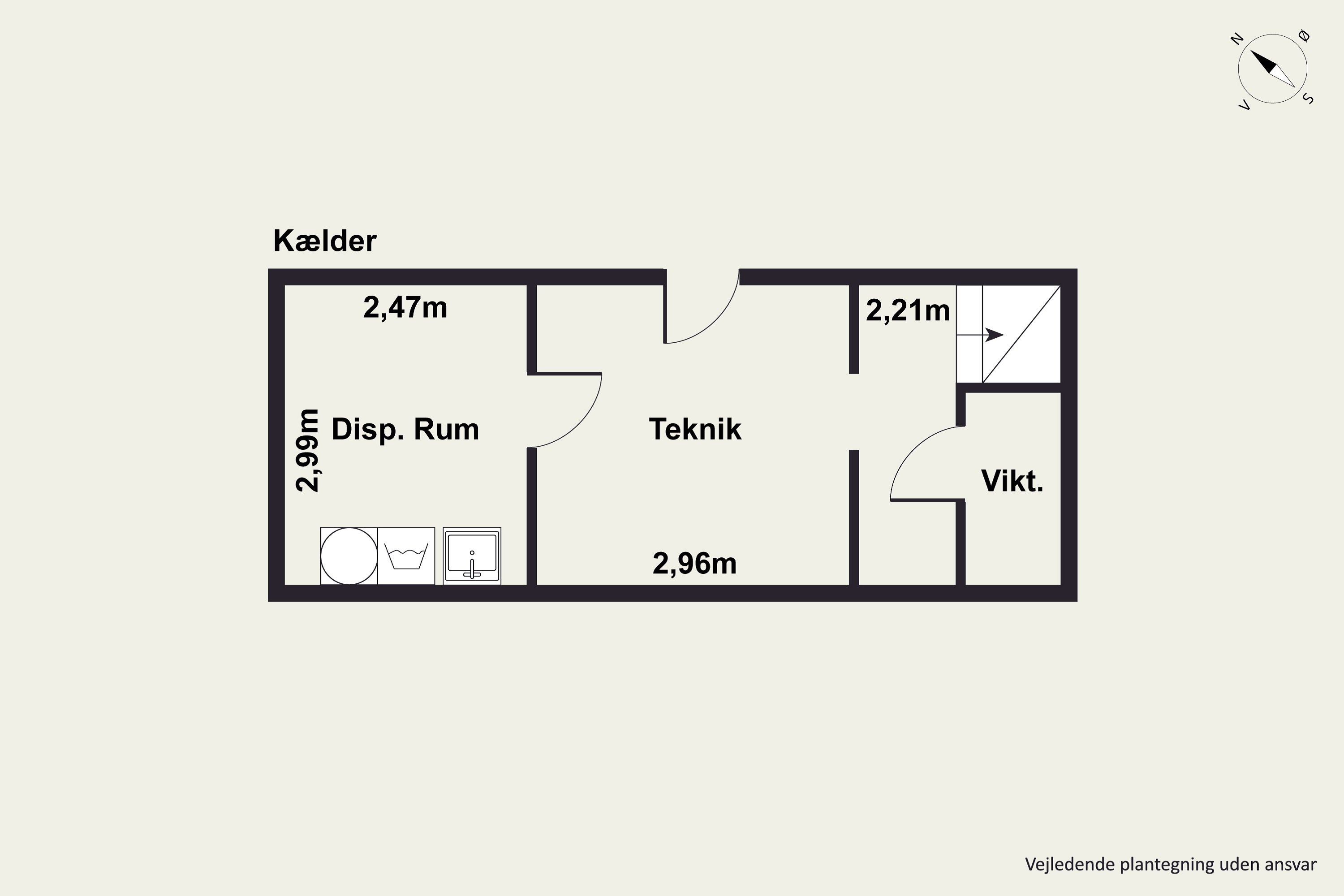 Plantegninger billede af Roagervej 263, Kirkeby, 6760 Ribe