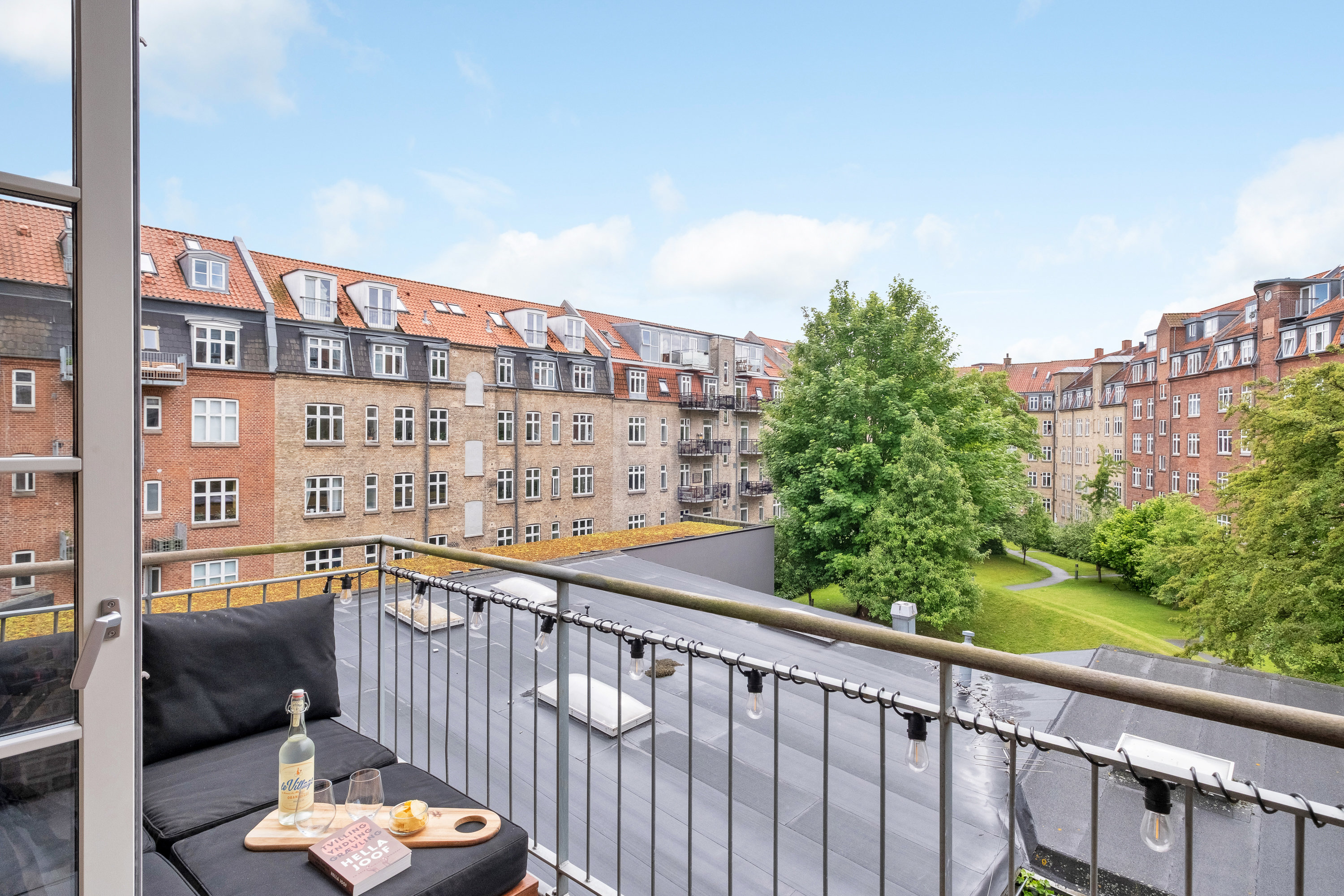 Fremhævet altan billede i fuldskærmstilstand. Billede af Grønnegade 77D, 3. th., 8000 Aarhus C