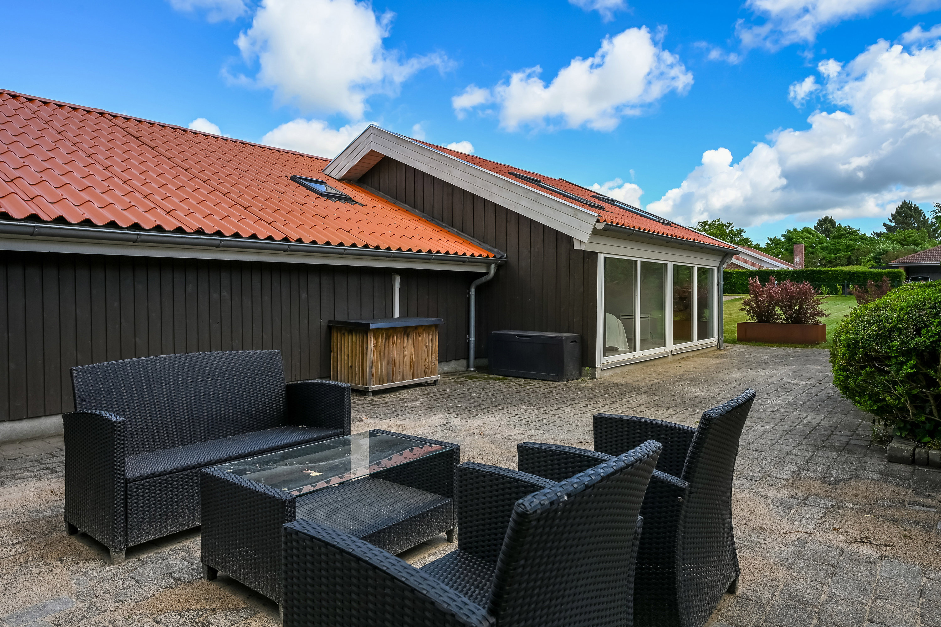 Fremhævet terrasse billede i fuldskærmstilstand. Billede af Ådalen 58, 6710 Esbjerg V