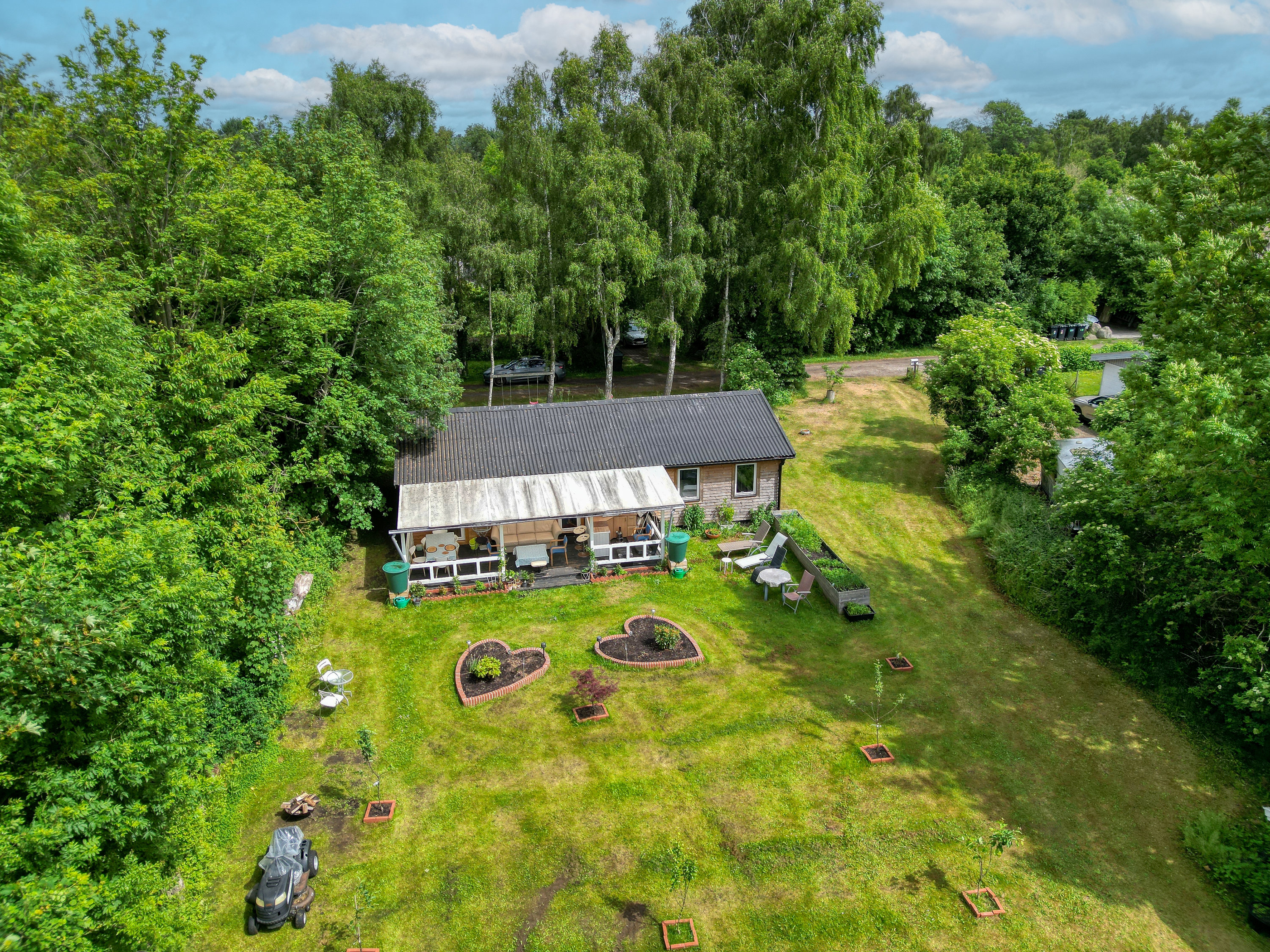 Fremhævet luftfoto billede i fuldskærmstilstand. Billede af Jasmingangen 5, Kisserup, 4300 Holbæk