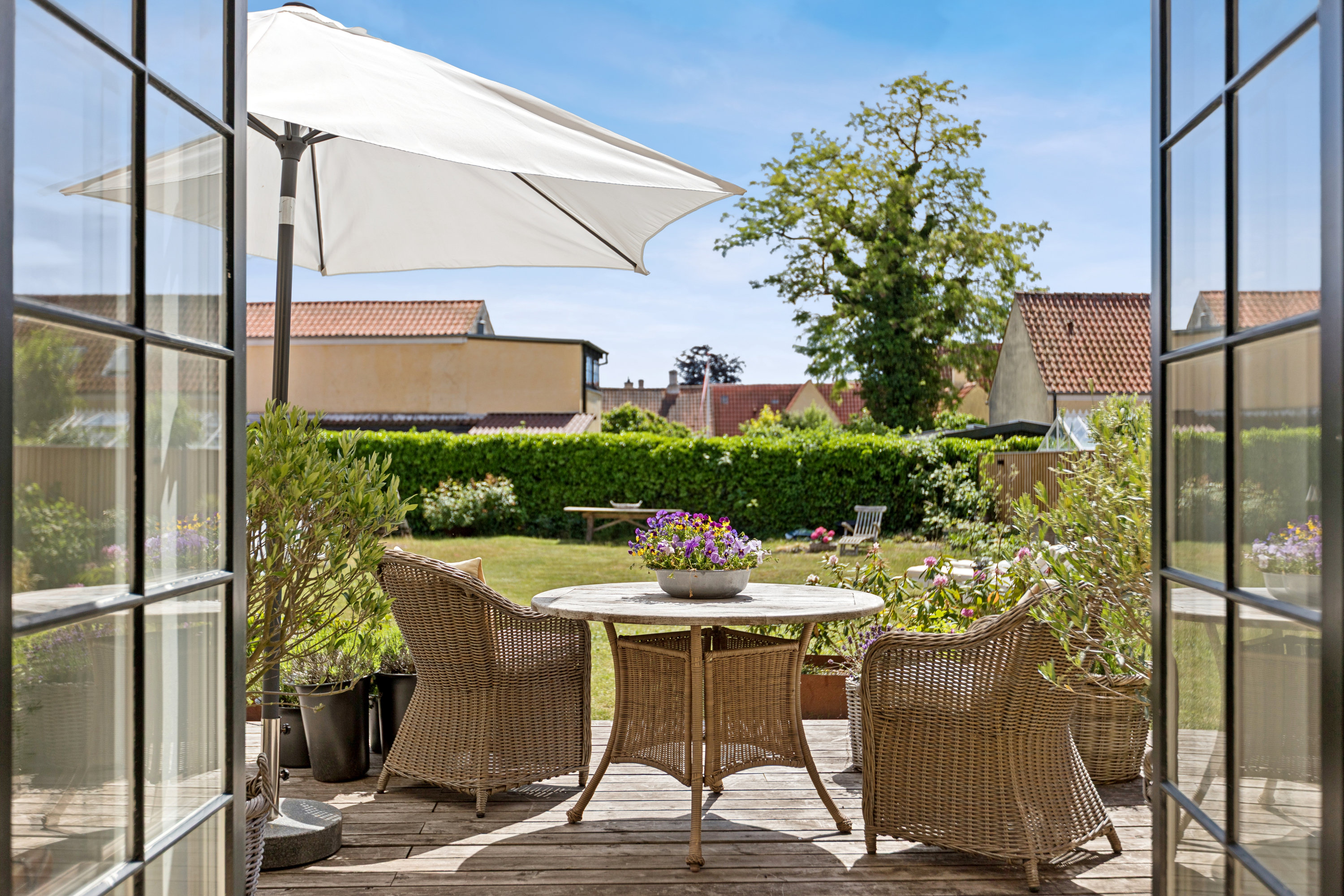 Fremhævet terrasse billede i fuldskærmstilstand. Billede af Lodsstræde 4B, st. th., 2791 Dragør