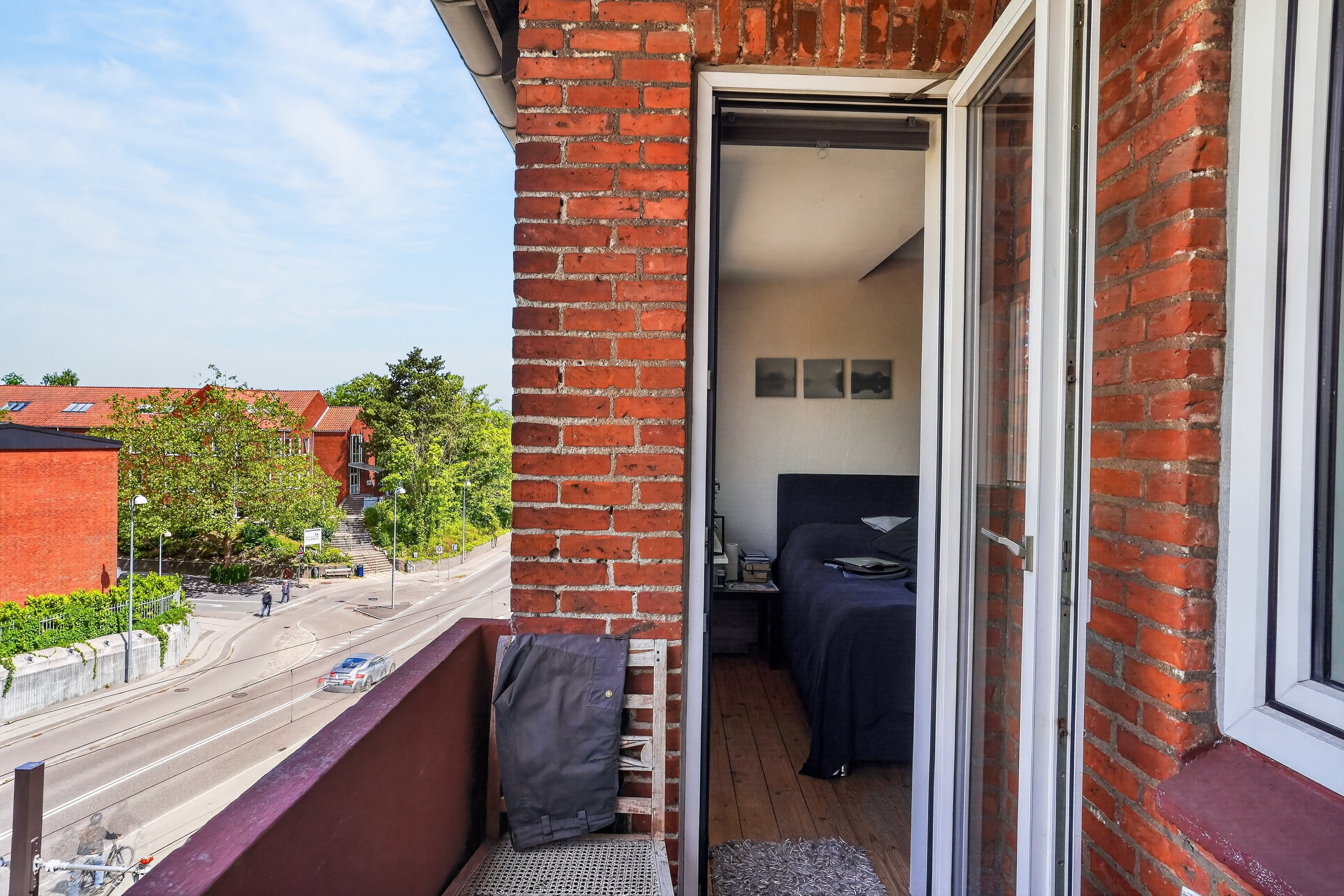 Fremhævet altan billede i fuldskærmstilstand. Billede af Engelsborgvej 28D, 2. th., 2800 Kongens Lyngby