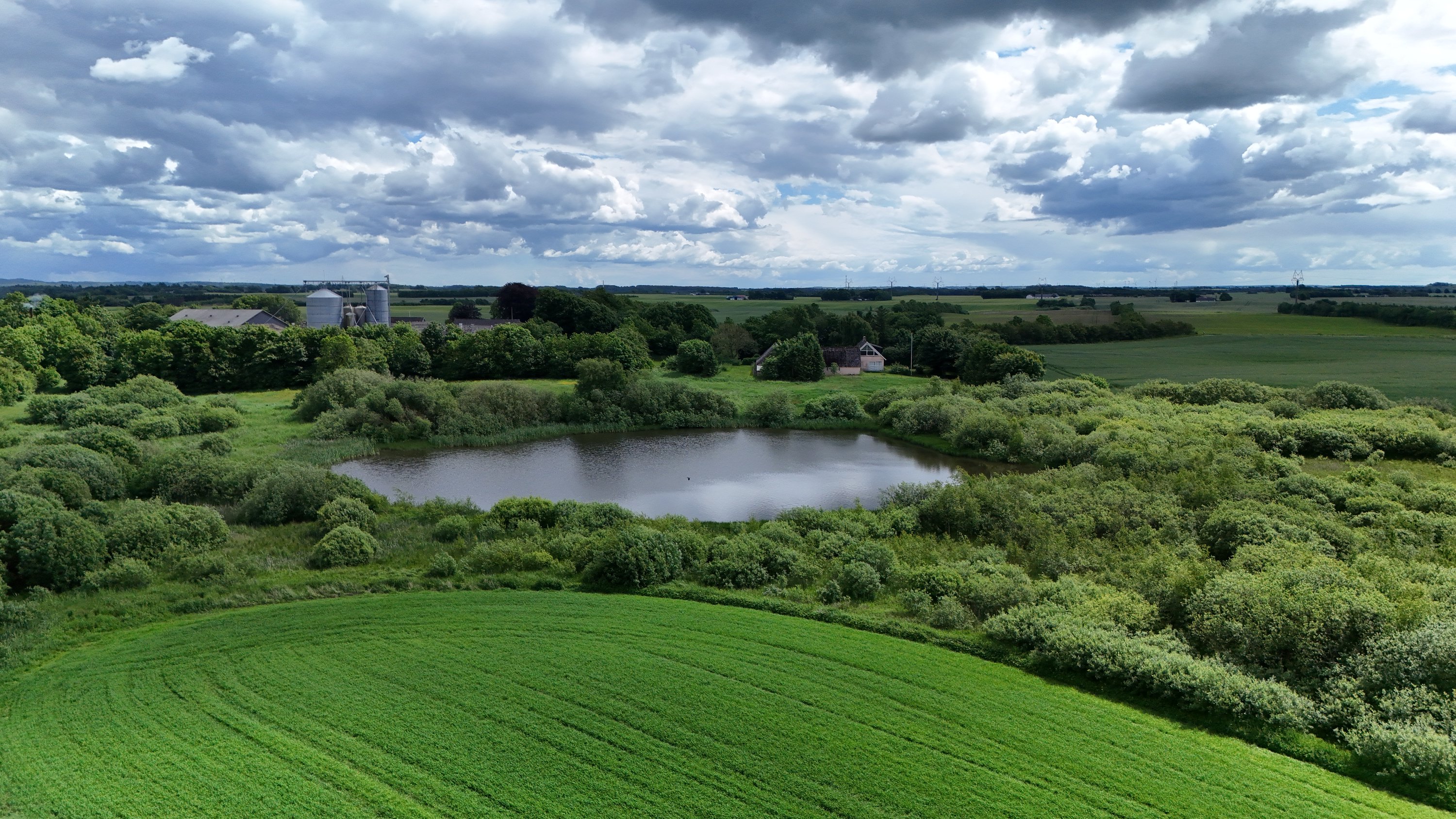 Fremhævet drone1 billede i fuldskærmstilstand. Billede af Nr Redsøvej 2, Redsø, 9500 Hobro